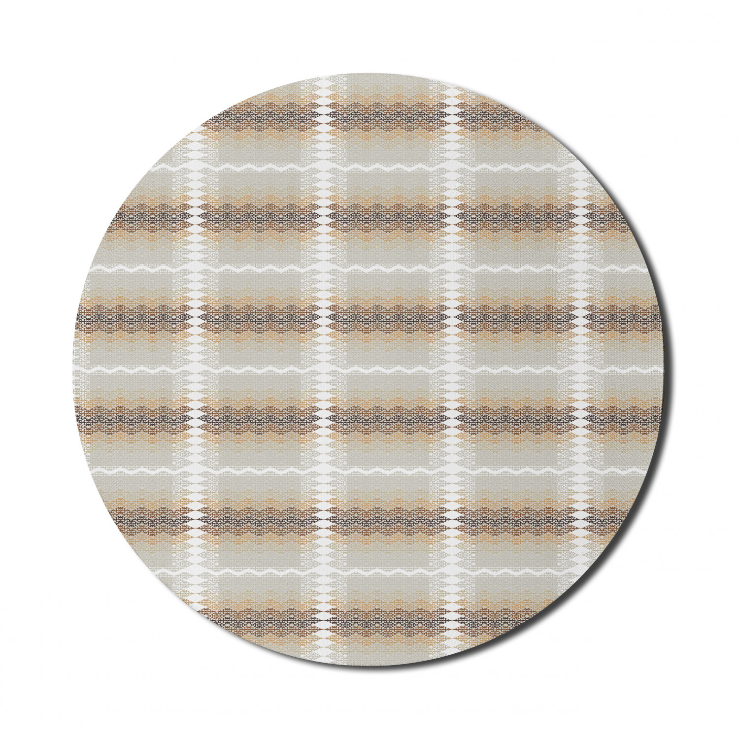 Ambesonne Absurd Pattern Round Non-Slip Rubber Modern Gaming Mousepad, 8" - Picture 28 of 123