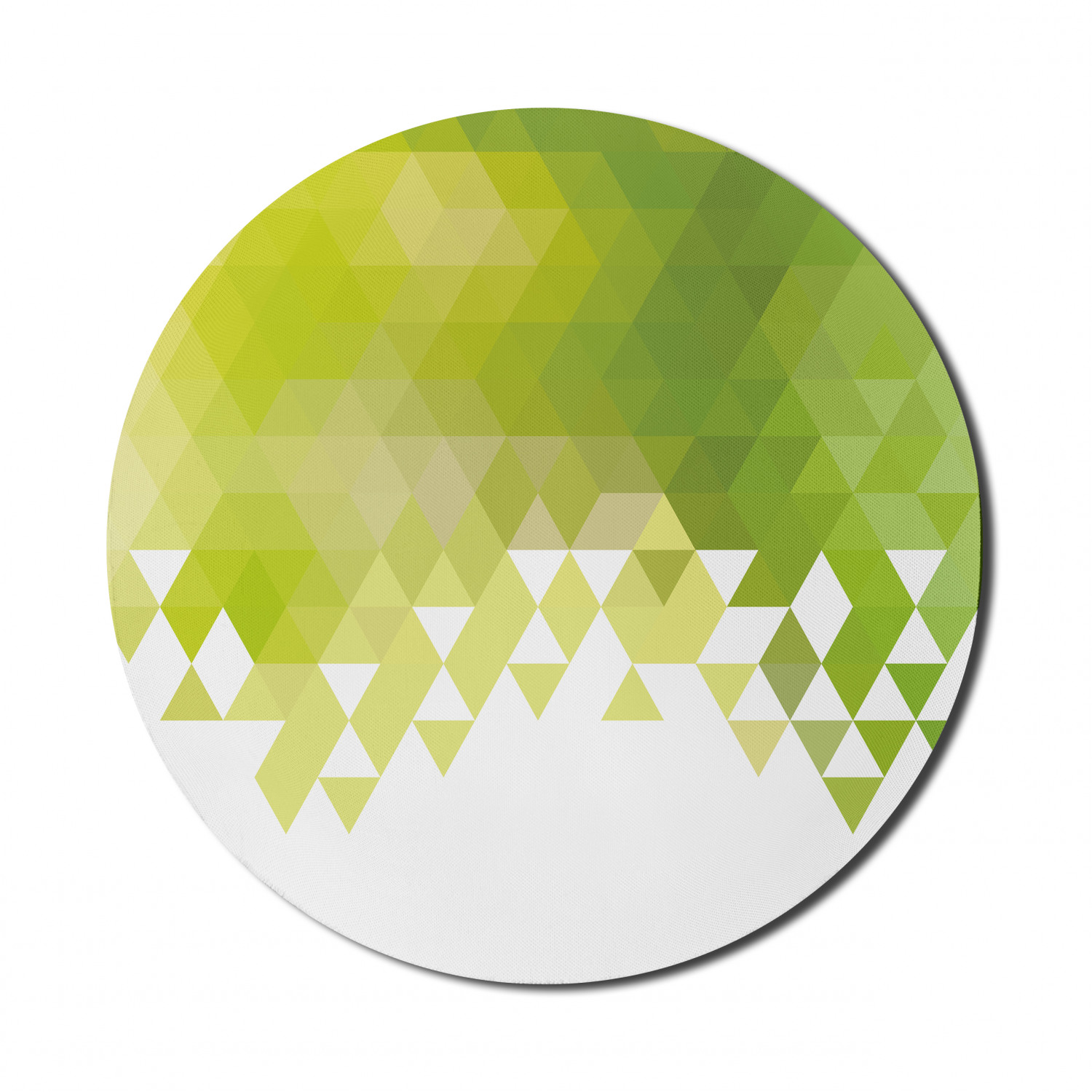 Ambesonne Green Print Round Non-Slip Rubber Modern Gaming Mousepad, 8" - Picture 104 of 123