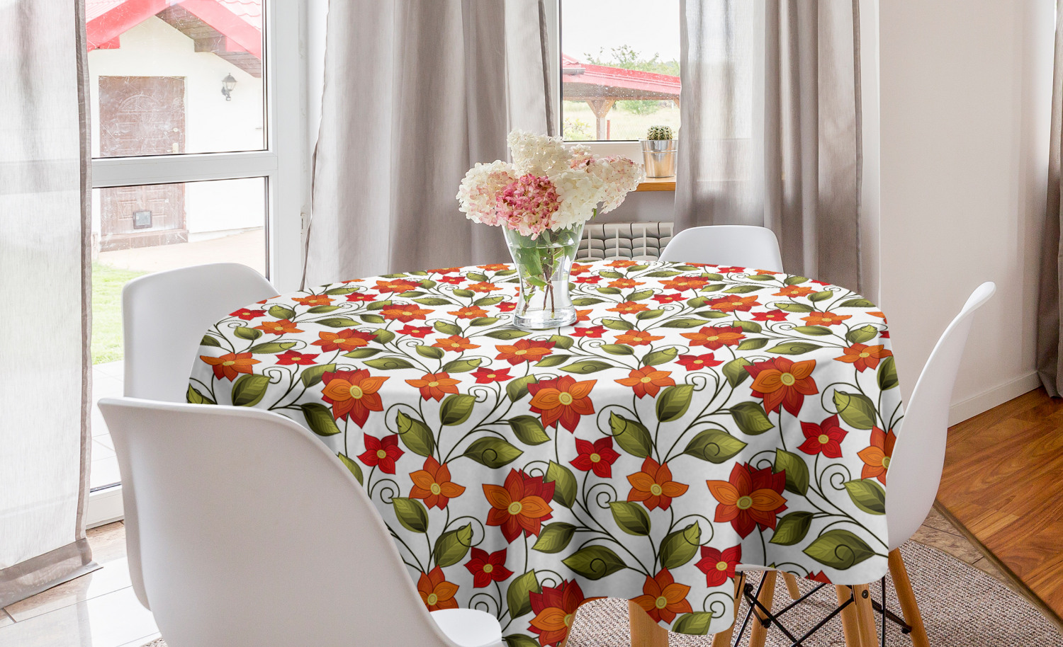 round dining room table covers