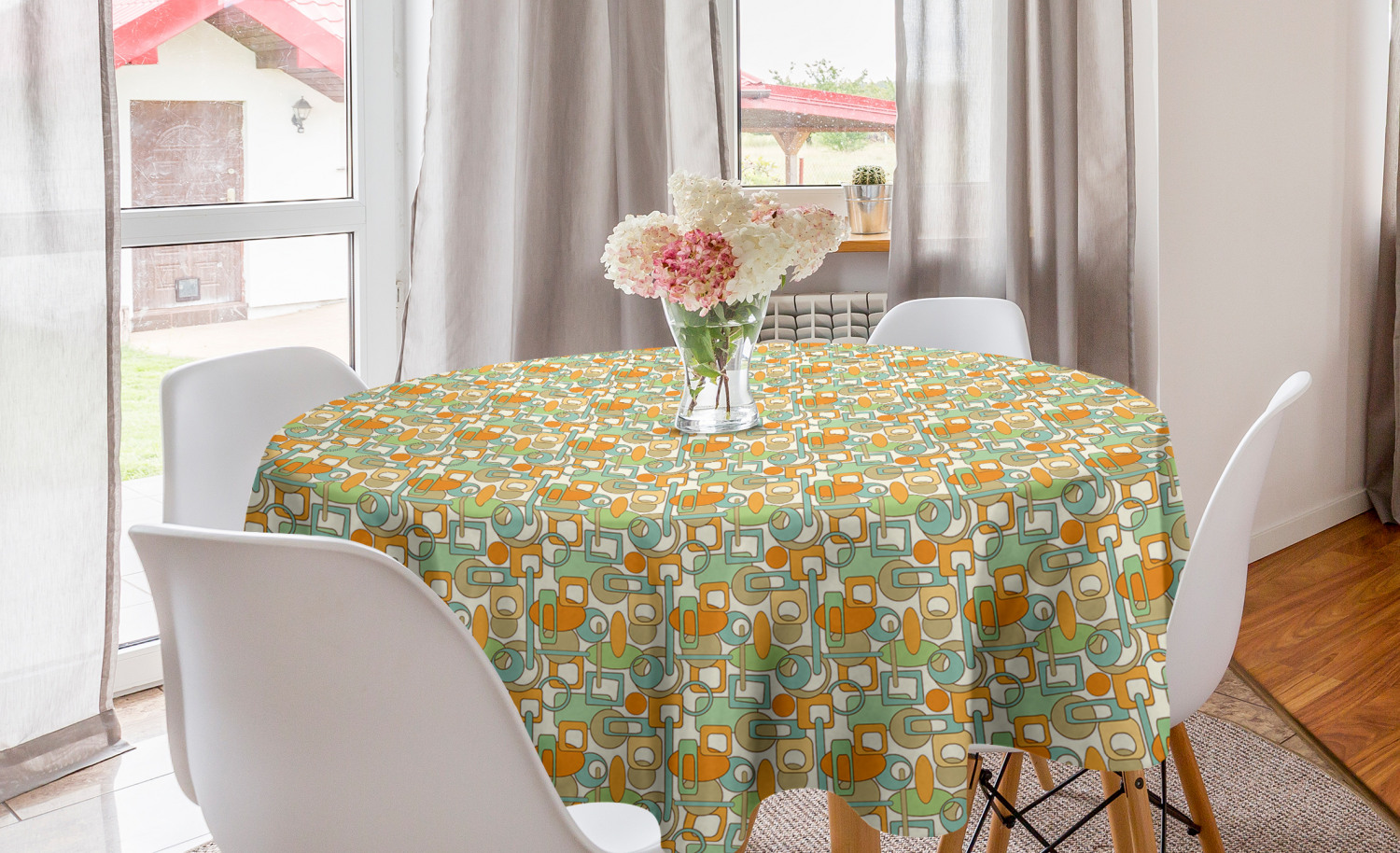 Ambesonne Space Tablecloth Table Cover for Dining Room Kitchen 