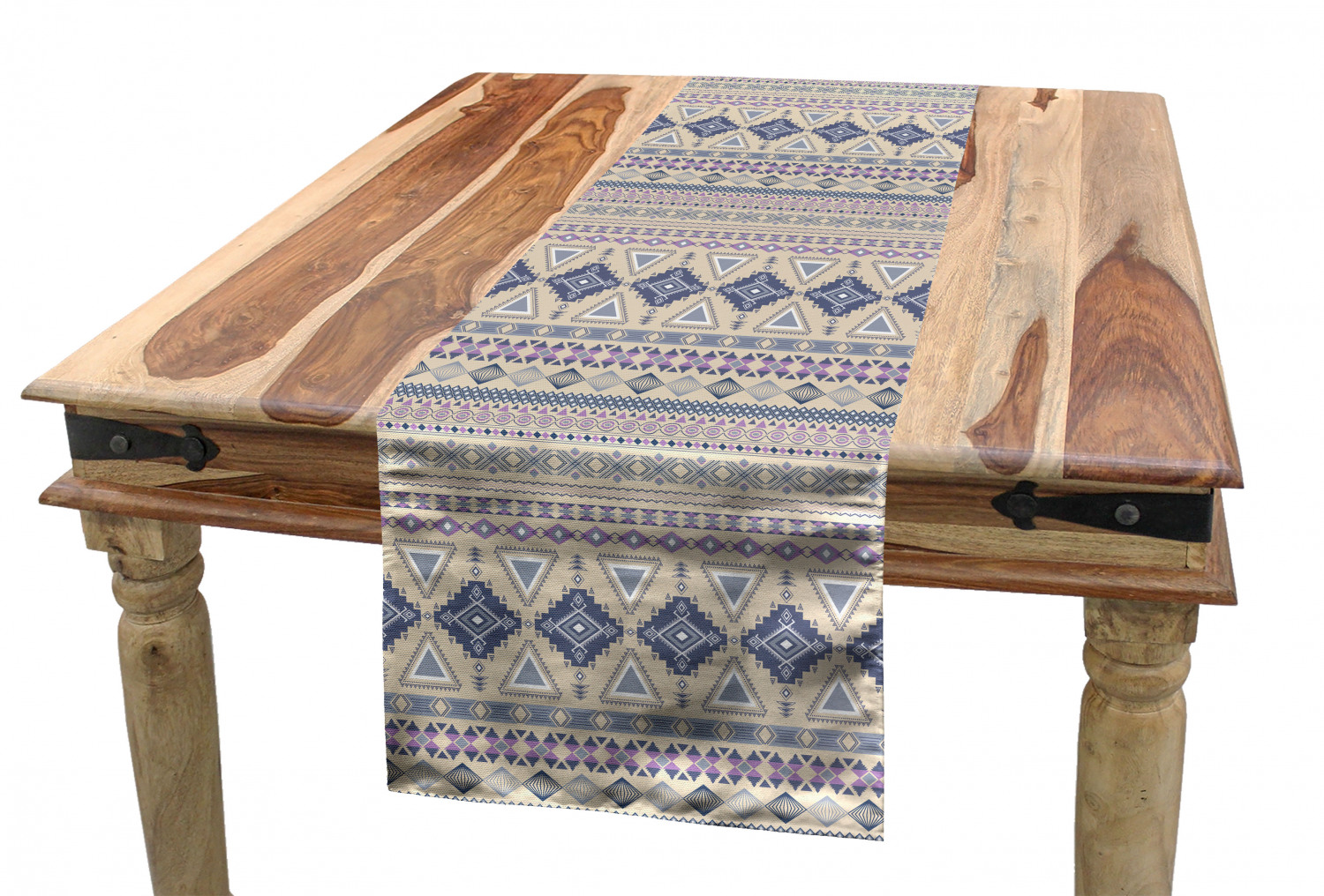 Ambesonne Ethnic Table Runner Dining Room Kitchen Decor in 3 Sizes - Picture 39 of 53