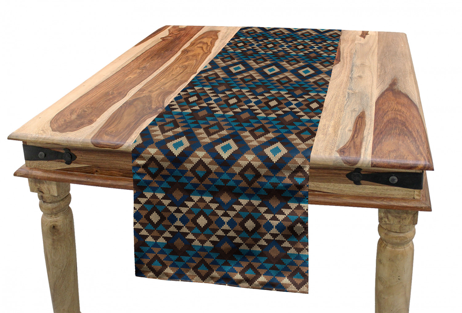 Ambesonne Ethnic Table Runner Dining Room Kitchen Decor in 3 Sizes - Picture 30 of 53