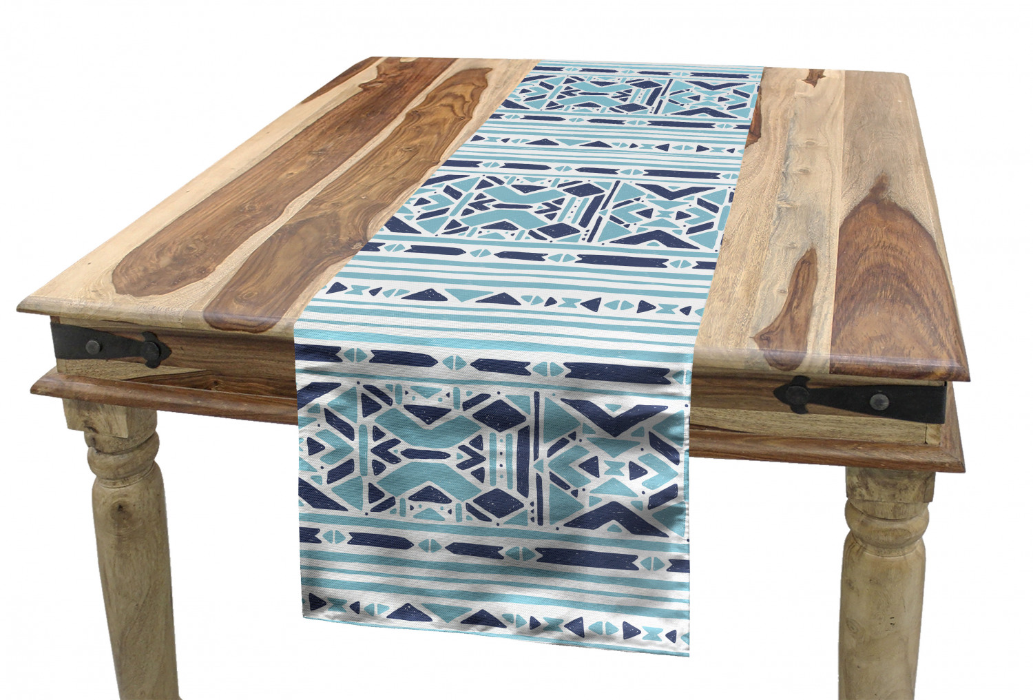 Ambesonne Ethnic Table Runner Dining Room Kitchen Decor in 3 Sizes - Picture 6 of 53