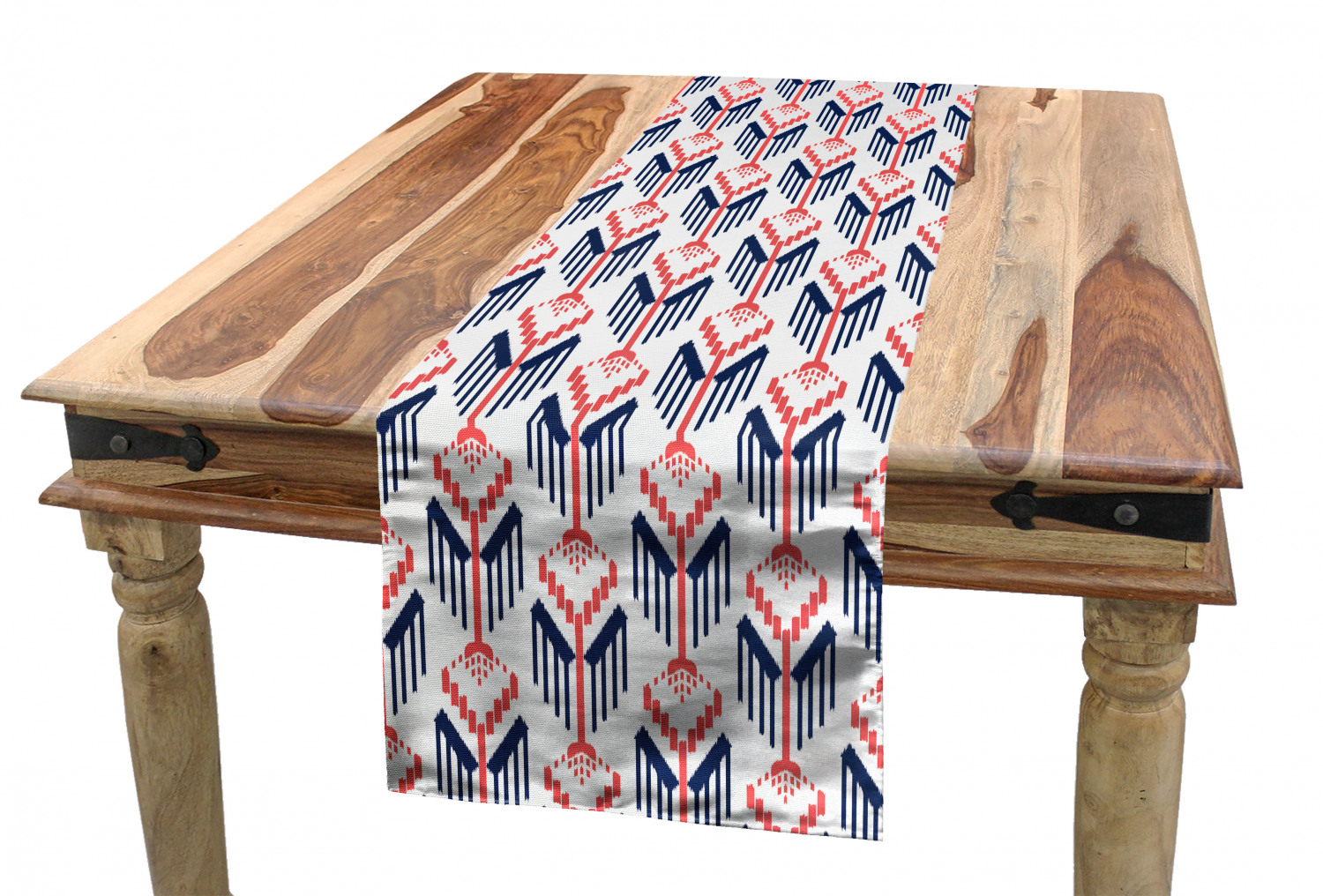 Ambesonne Ethnic Table Runner Dining Room Kitchen Decor in 3 Sizes - Picture 28 of 53