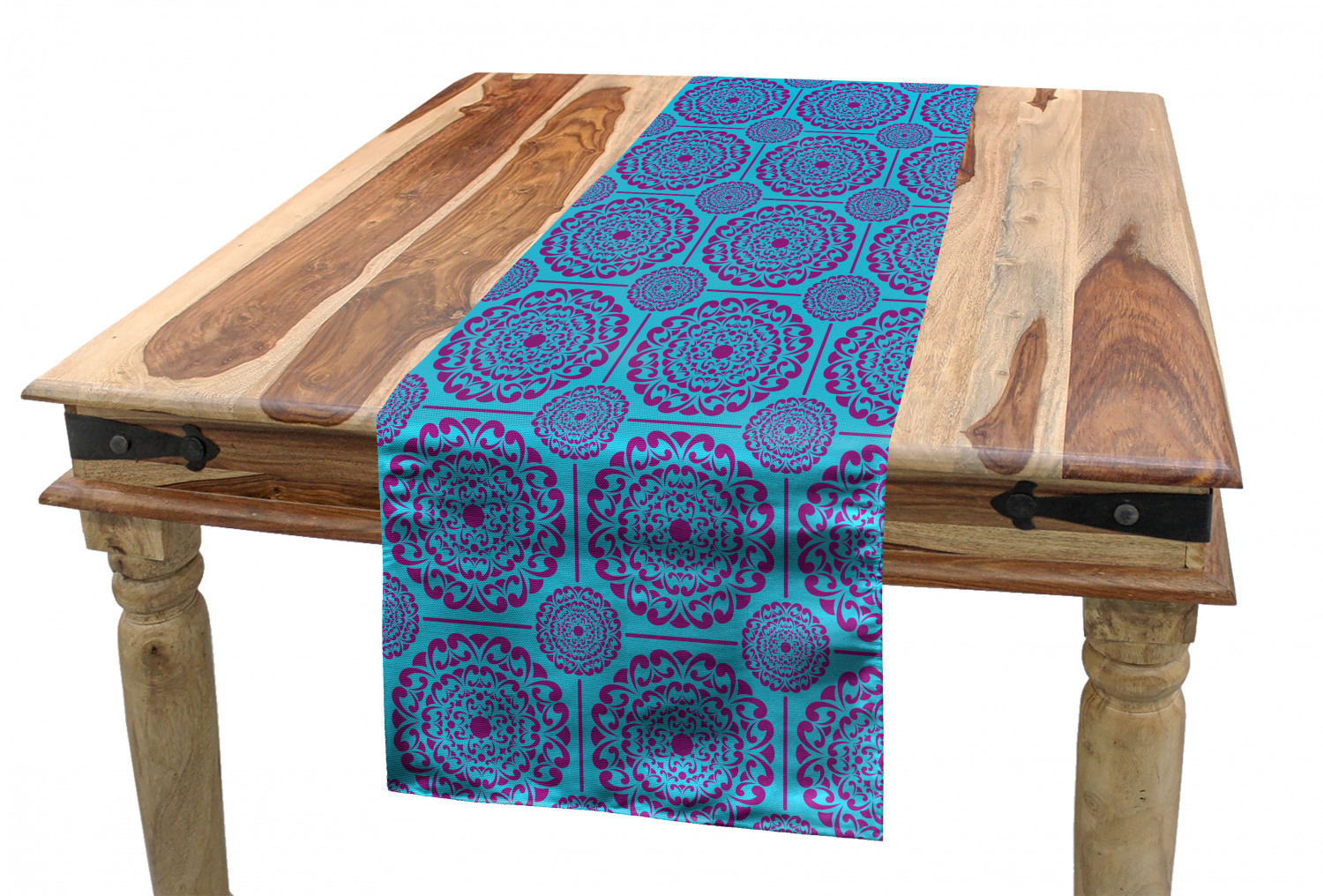 Ambesonne Ethnic Table Runner Dining Room Kitchen Decor in 3 Sizes - Picture 38 of 53