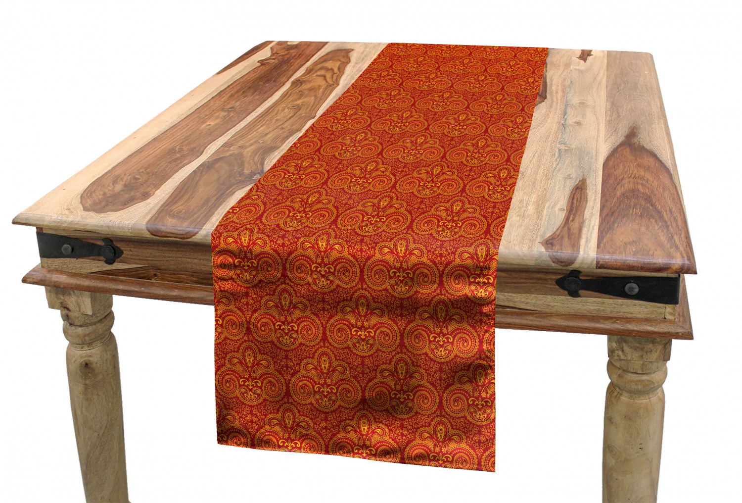 Ambesonne Ethnic Table Runner Dining Room Kitchen Decor in 3 Sizes - Picture 53 of 53