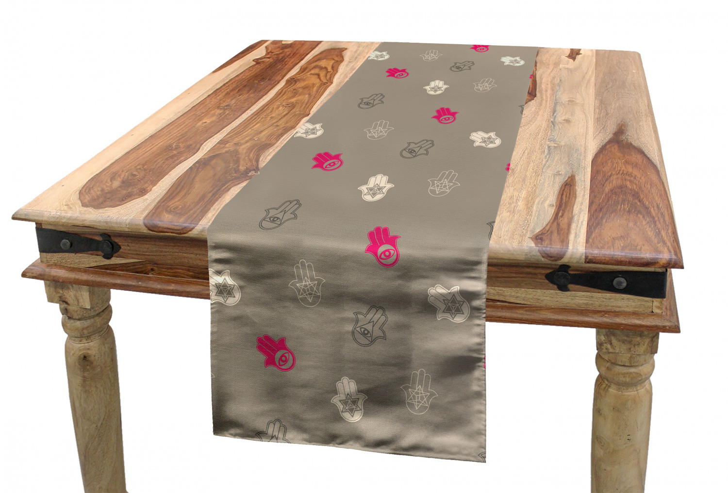 Ambesonne Ethnic Table Runner Dining Room Kitchen Decor in 3 Sizes - Picture 43 of 53
