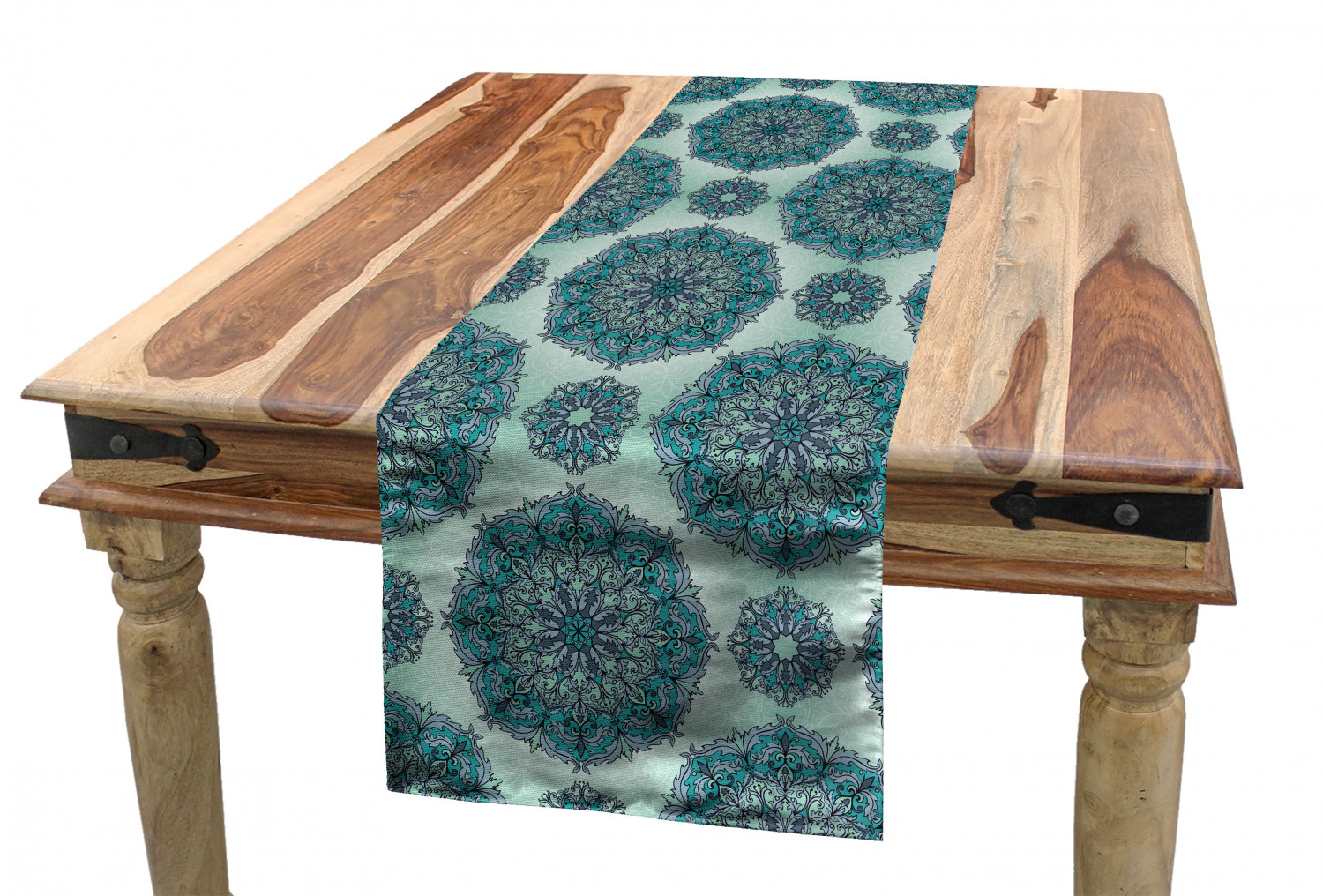 Ambesonne Ethnic Table Runner Dining Room Kitchen Decor in 3 Sizes - Picture 29 of 53