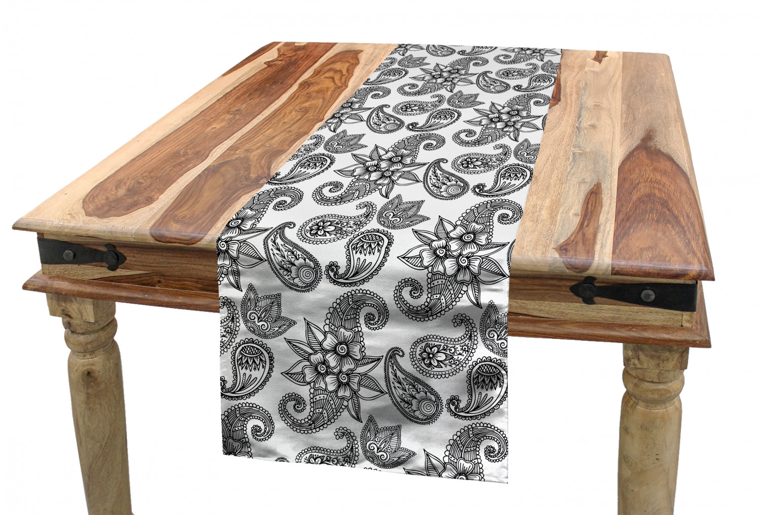 Ambesonne Ethnic Table Runner Dining Room Kitchen Decor in 3 Sizes - Picture 41 of 53