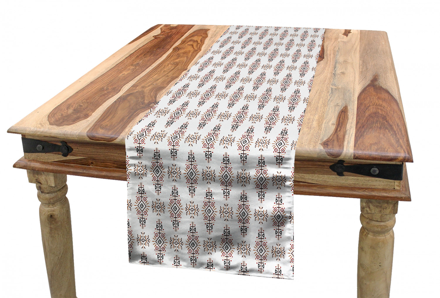 Ambesonne Ethnic Table Runner Dining Room Kitchen Decor in 3 Sizes - Picture 45 of 53
