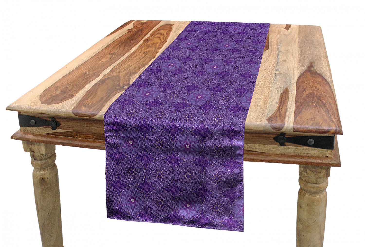 Ambesonne Ethnic Table Runner Dining Room Kitchen Decor in 3 Sizes - Picture 16 of 53