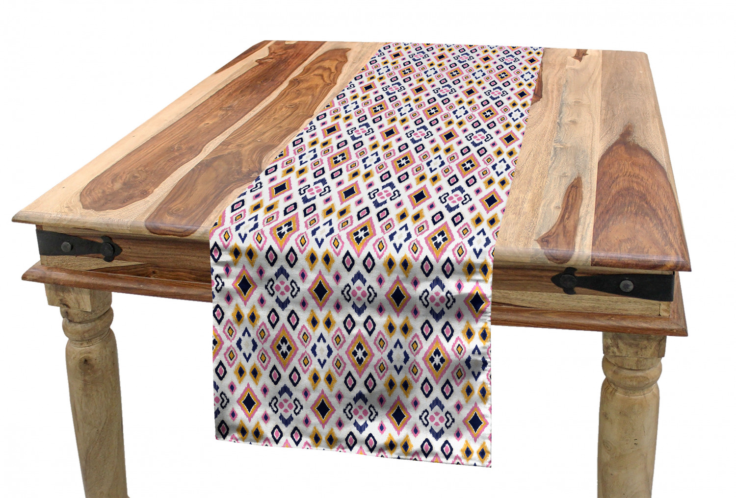 Ambesonne Ethnic Table Runner Dining Room Kitchen Decor in 3 Sizes - Picture 20 of 53