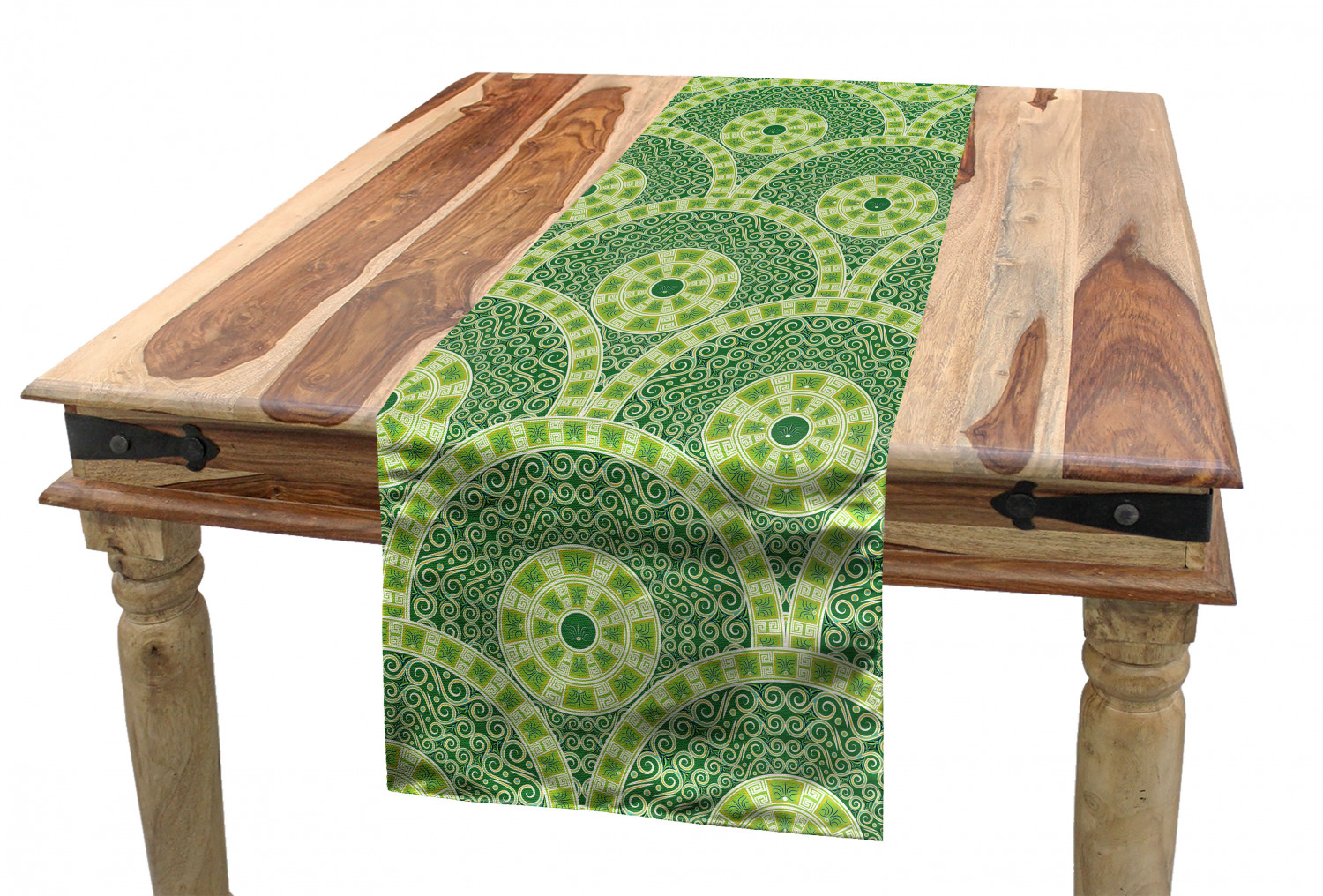 Ambesonne Ethnic Table Runner Dining Room Kitchen Decor in 3 Sizes - Picture 5 of 53