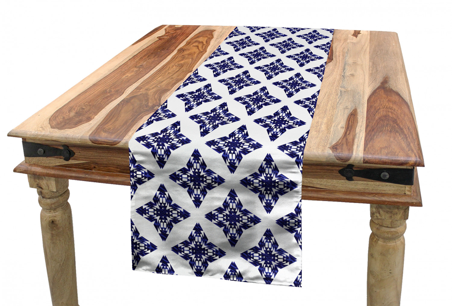 Ambesonne Ethnic Table Runner Dining Room Kitchen Decor in 3 Sizes - Picture 46 of 53