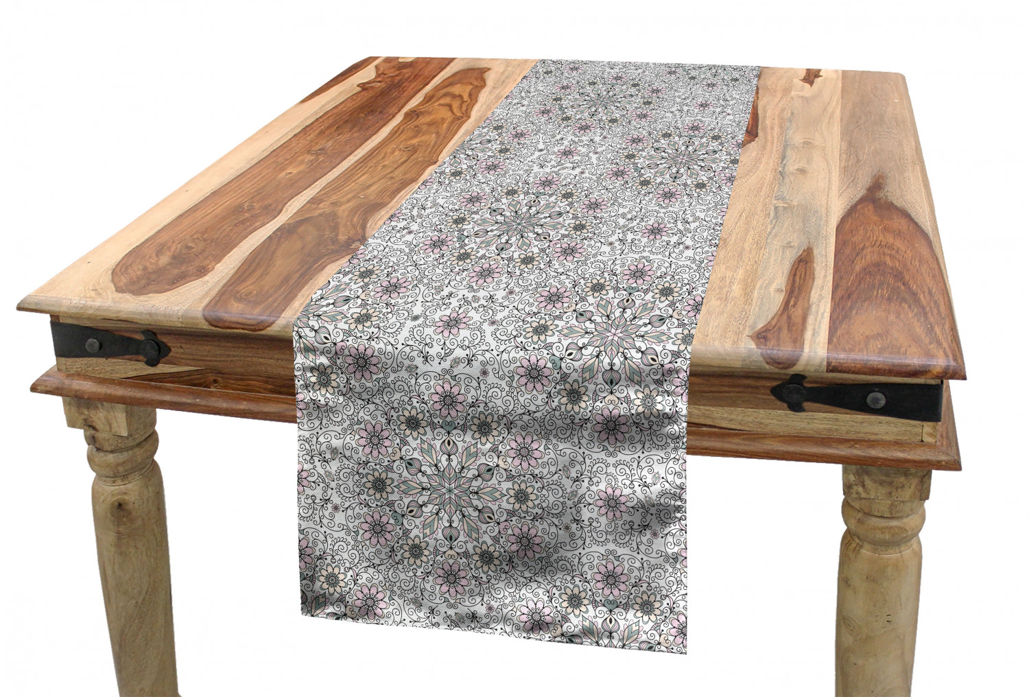 Ambesonne Ethnic Details Table Runner Dining Room Kitchen Decor in 3 Sizes