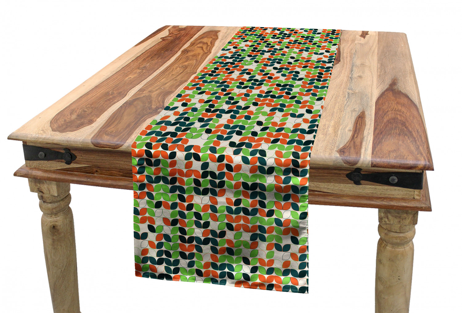 Ambesonne Colorful Theme Table Runner Dining Room Kitchen Decor in 3 Sizes - Picture 51 of 63