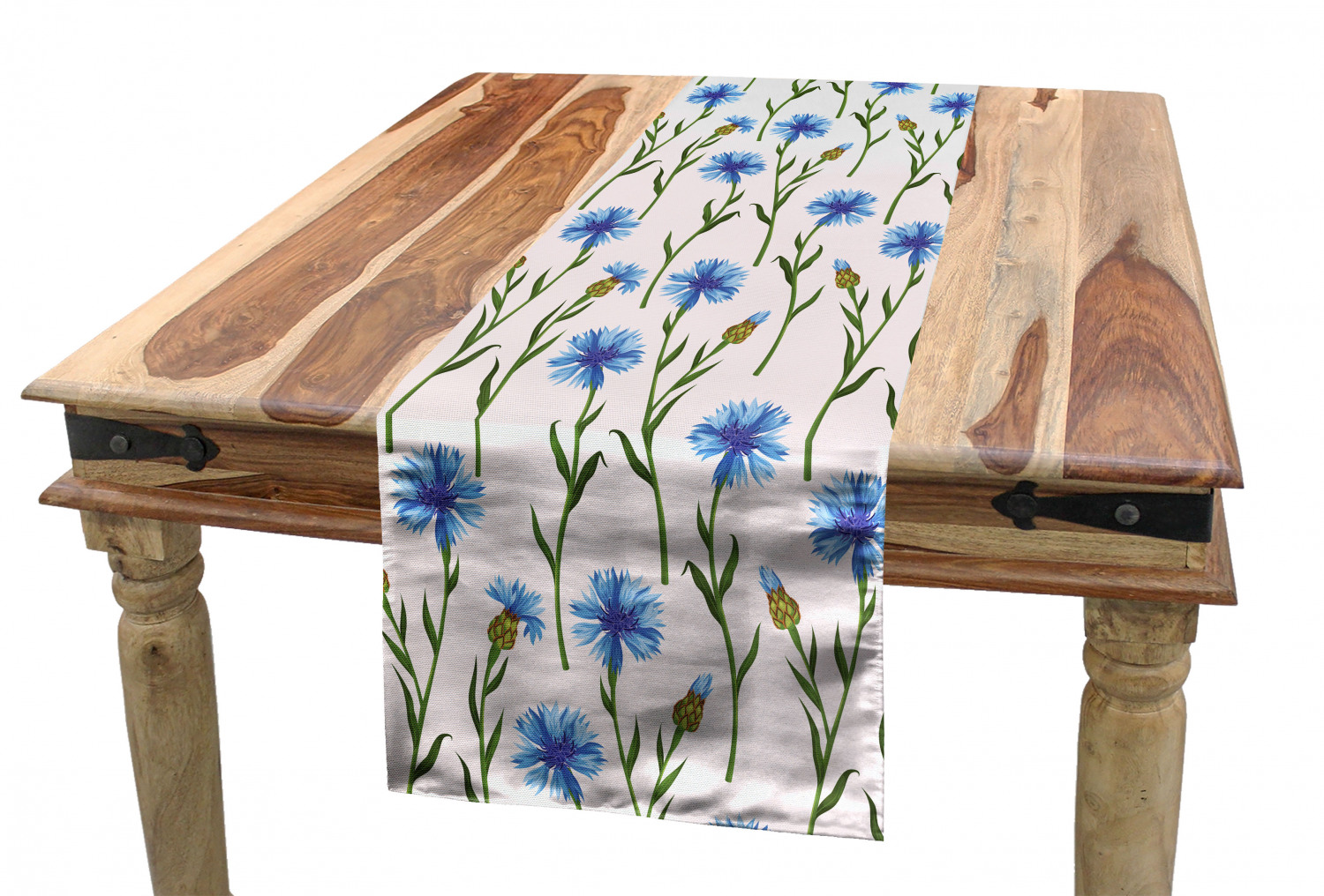 Ambesonne Leaves Design Table Runner Dining Room Kitchen Decor in 3 Sizes - Picture 46 of 63