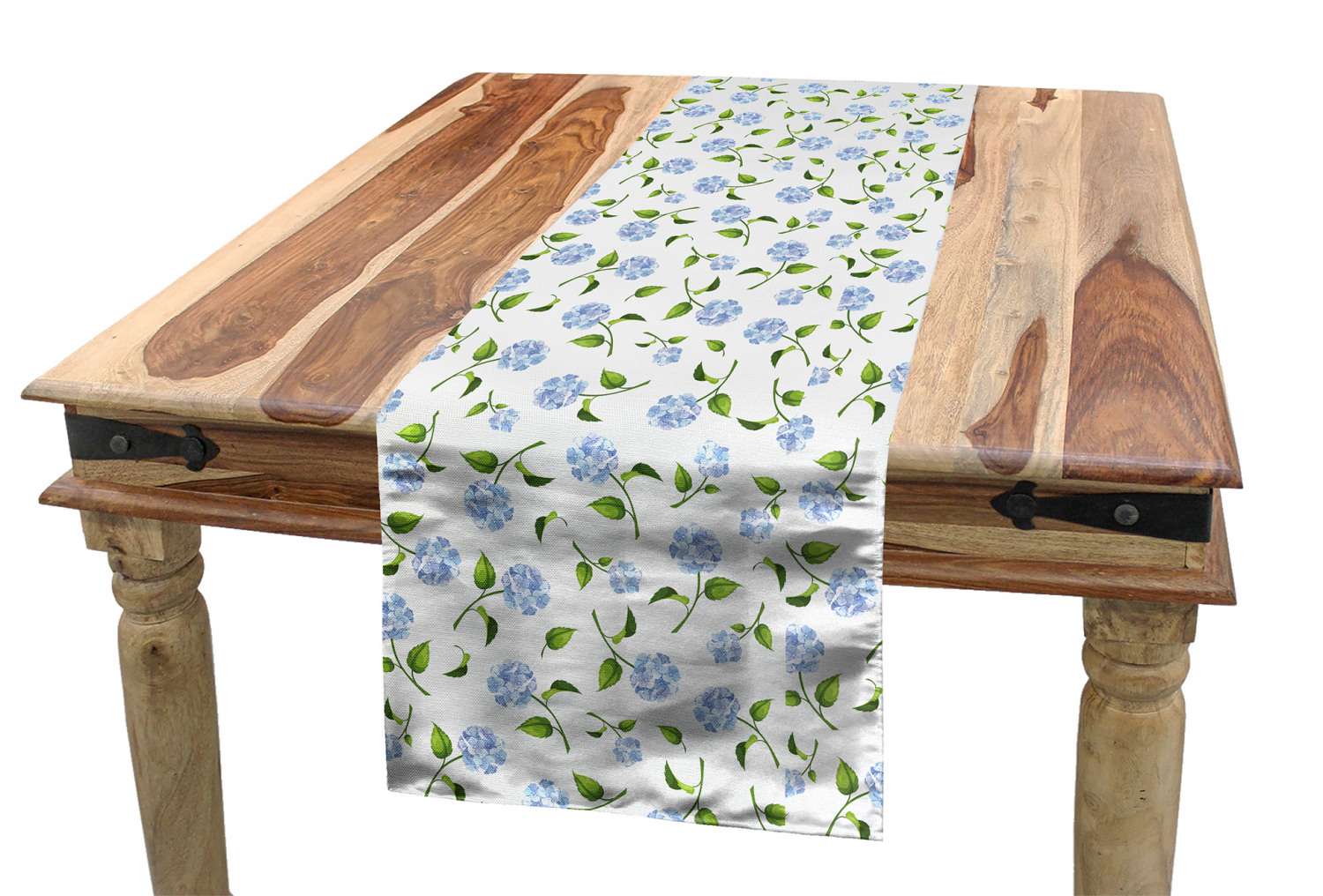 Ambesonne Leaves Design Table Runner Dining Room Kitchen Decor in 3 Sizes - Picture 59 of 63