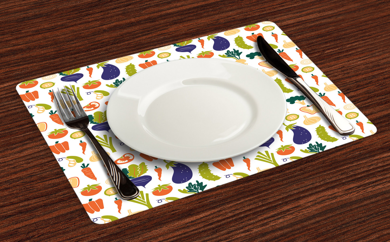 Ambesonne Place Mats Set of 4 No Wrinkle for Dining Room Kitchen Table