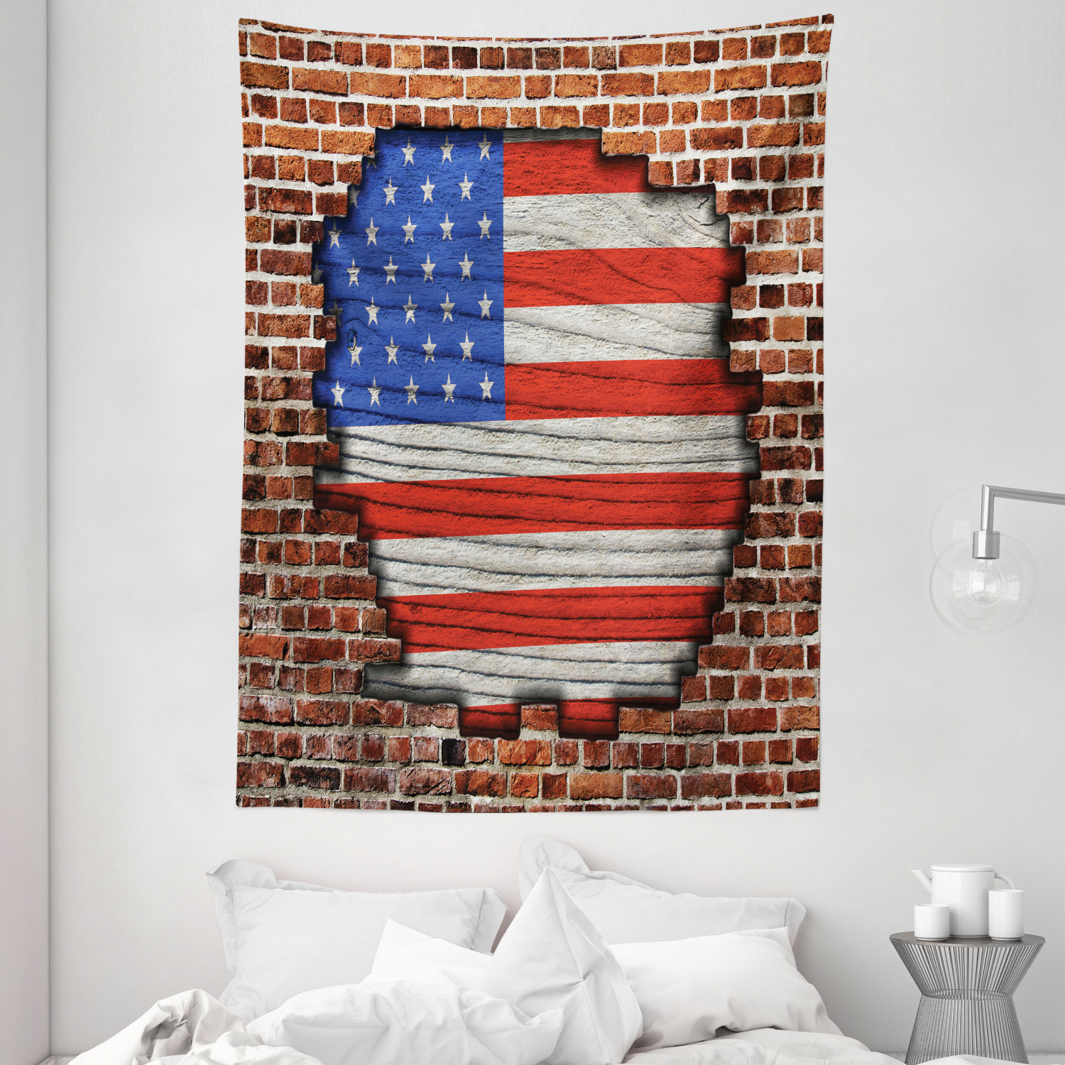 Early Modern Flag Tapestry National Flag Wall Hanging 100cmx125cm Decor Wall Art 
