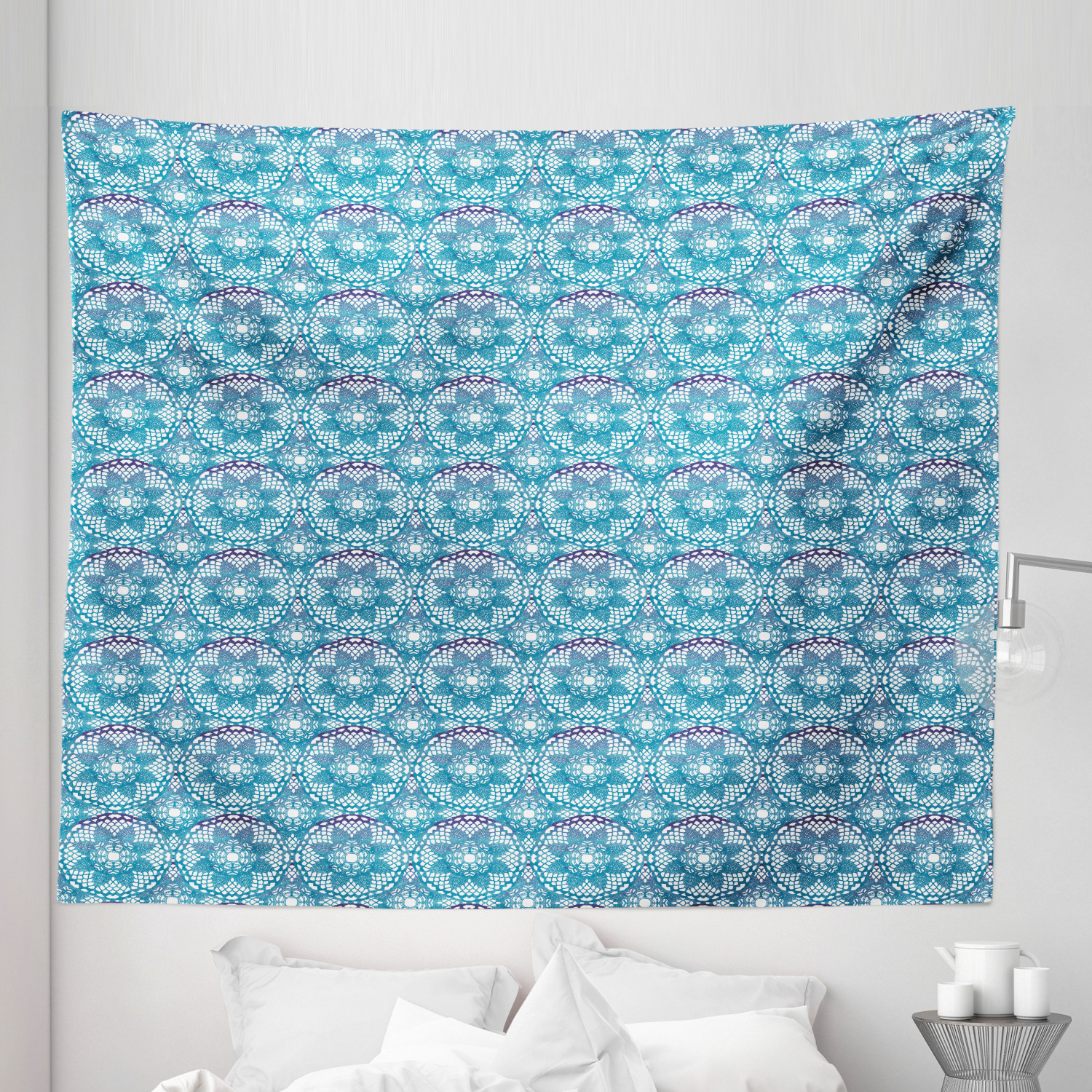 Ambesonne Floral Microfiber Tapestry Wall Hanging Decor in 5 Sizes
