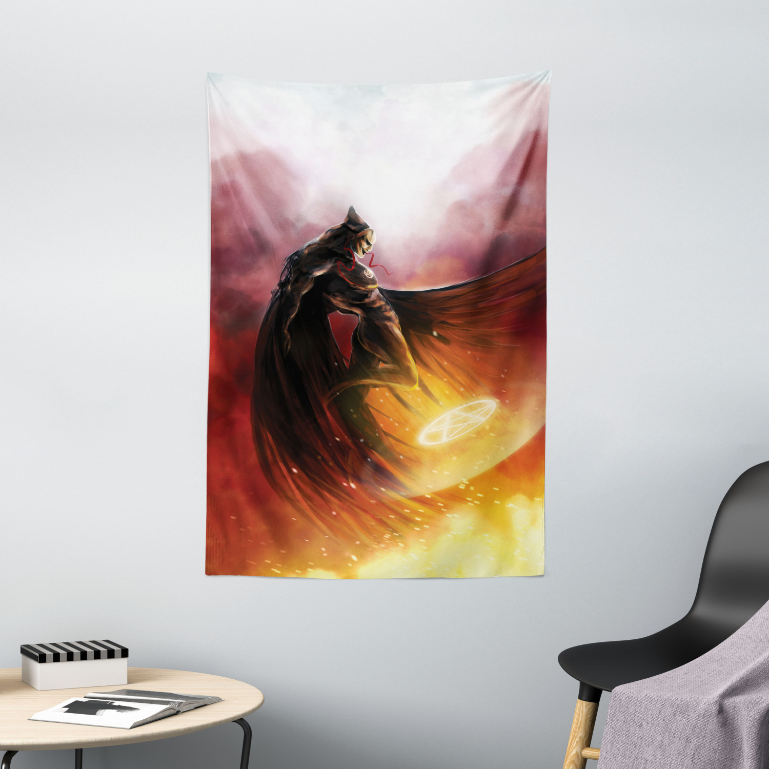 Fantasy Tapestry Superhero Theme Magic Print Wall Hanging Decor - Picture 2 of 3