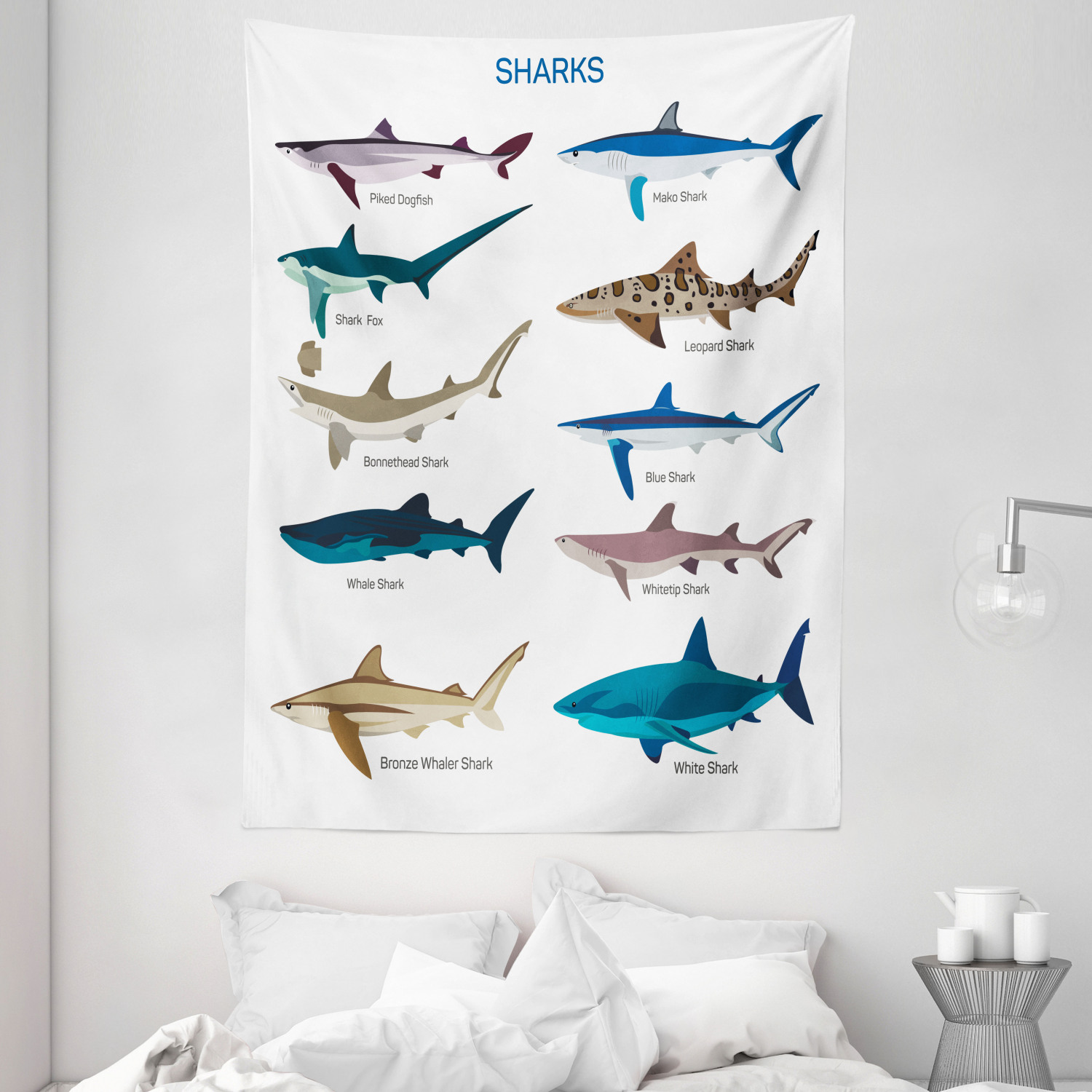 Whale shark online tapestry