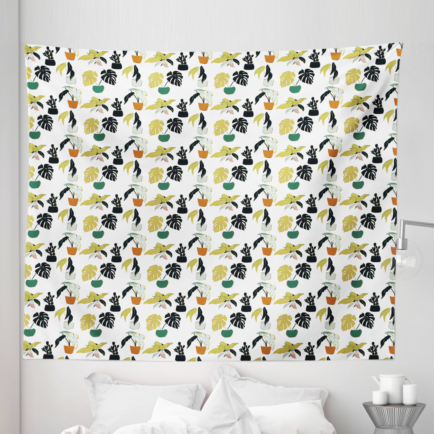 Ambesonne Floral Garden Microfiber Tapestry Wall Hanging Decor in 5 Sizes - Picture 15 of 27