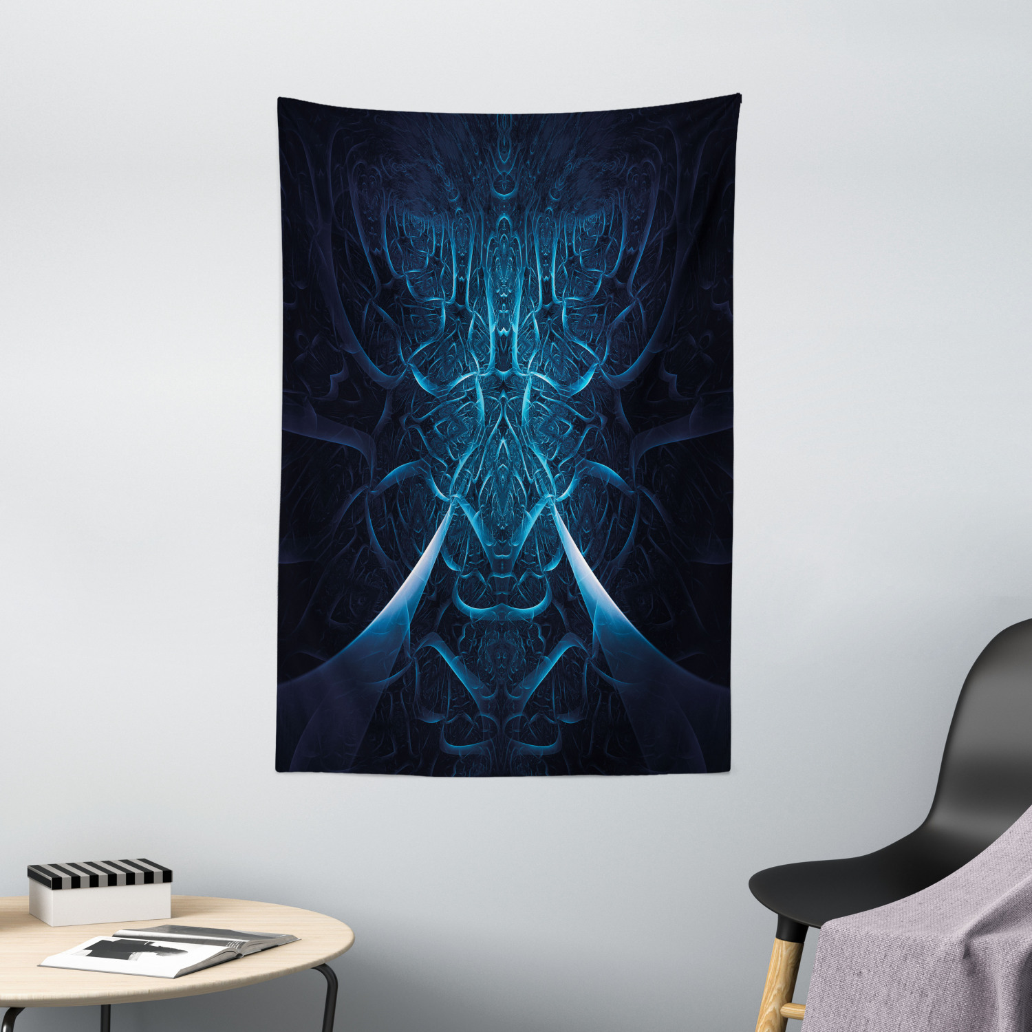 Modern Wandbehang Abstrakter gespenstischer Effekt Multizweck Deko aus Stoff - Bild 2 von 3