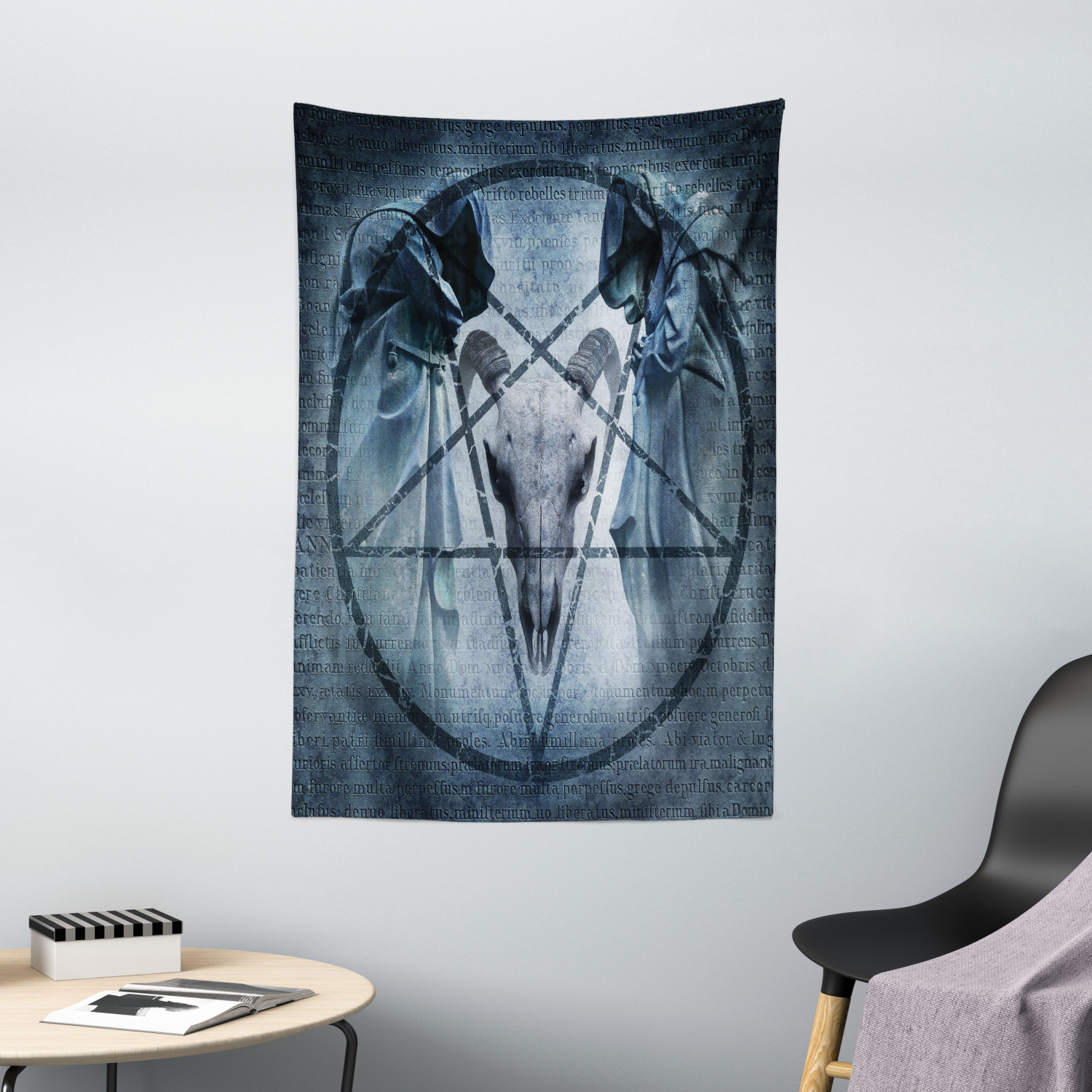 Horror House Tapestry Devil Dream Scary Print Wall Hanging Decor | eBay