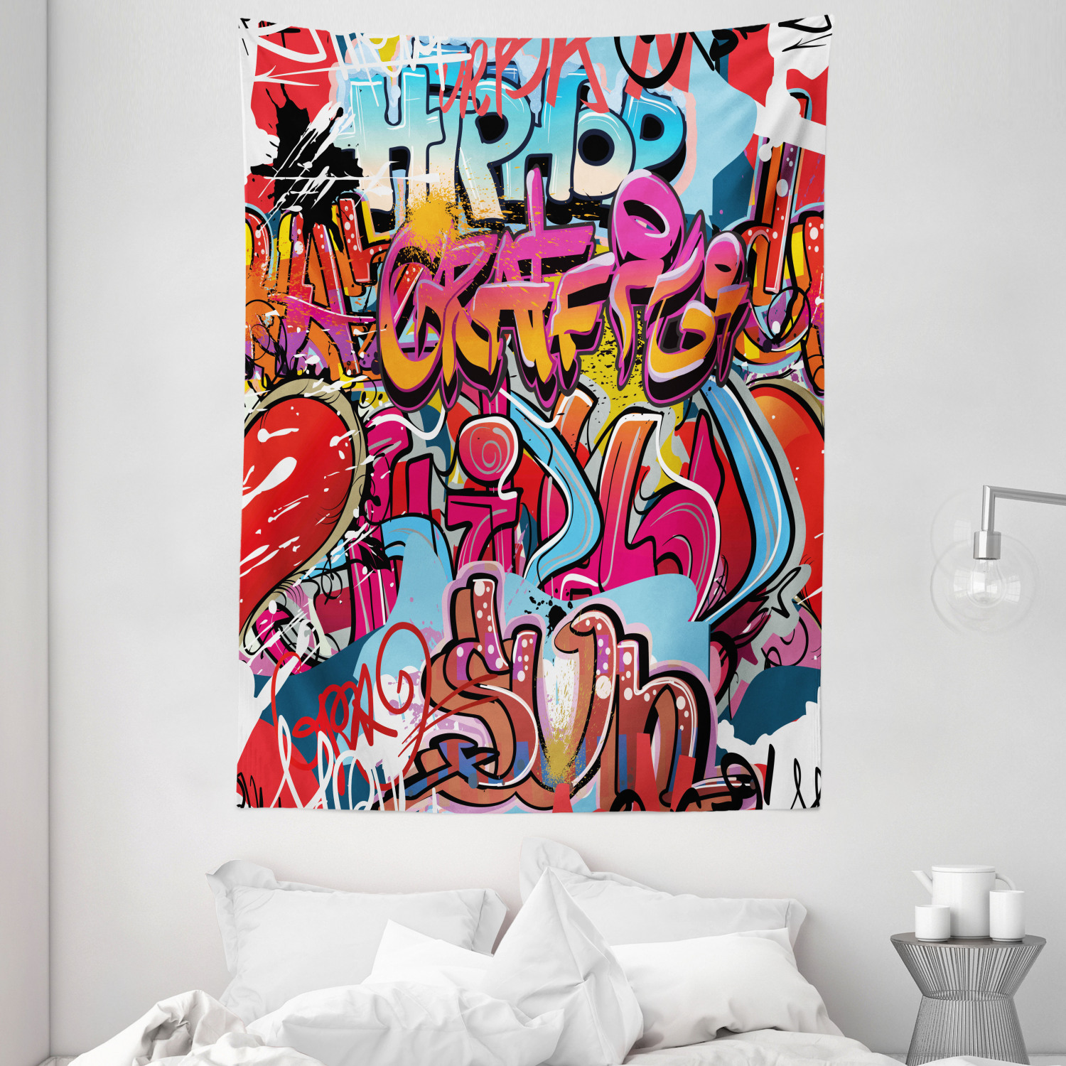 Graffiti tapestry discount