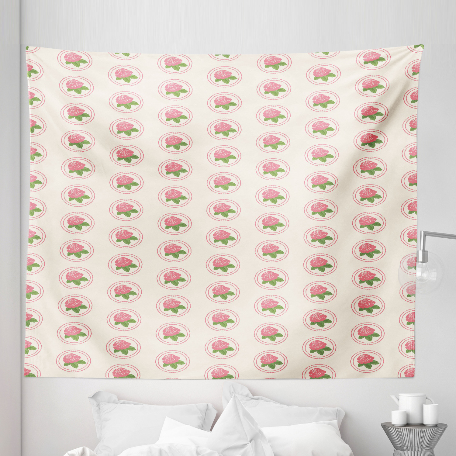 Ambesonne Floral Botany Microfiber Tapestry Wall Hanging Decor in 5 Sizes - Picture 27 of 42