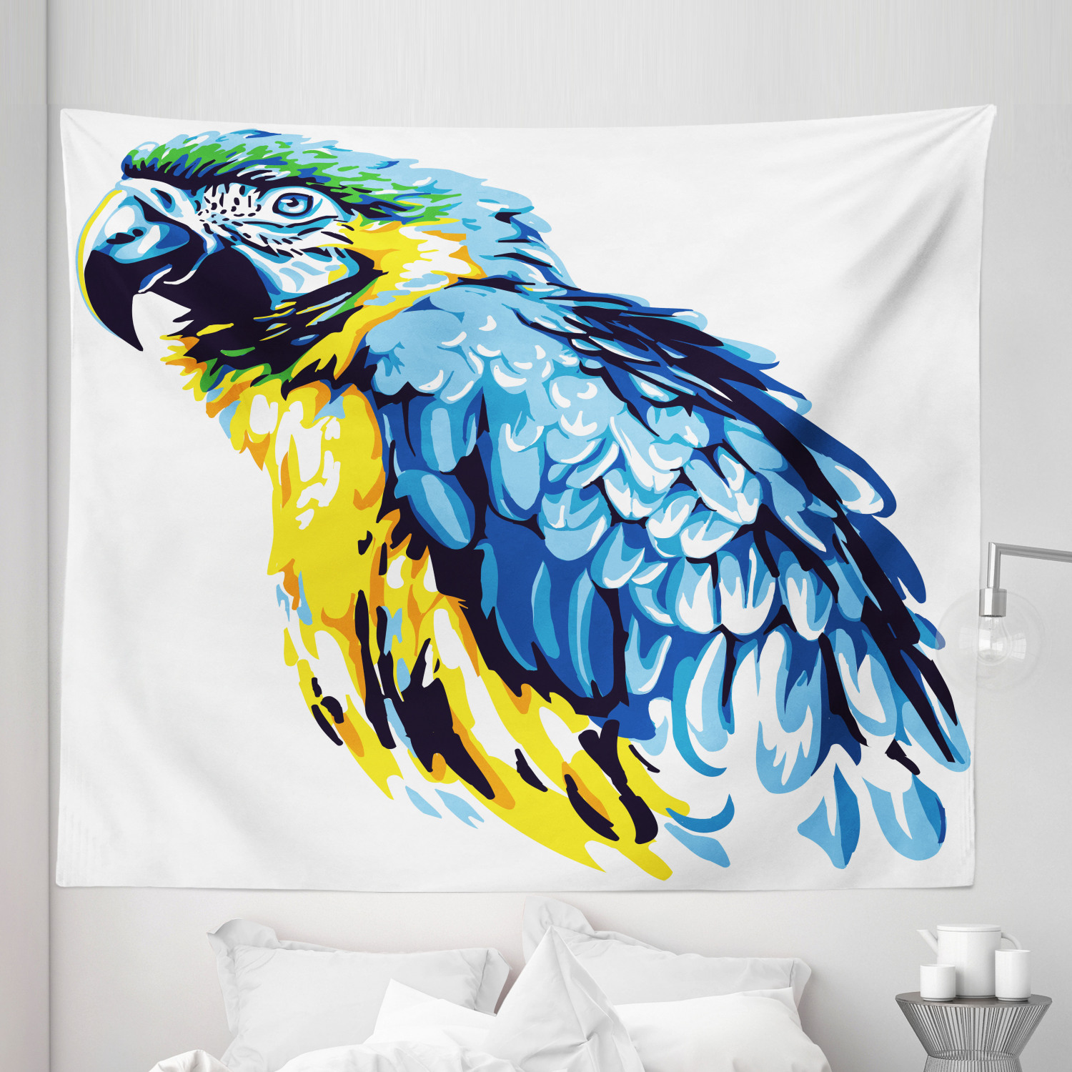Ambesonne Animal Art Microfiber Tapestry Wall Hanging Decor in 5 Sizes - Picture 22 of 42