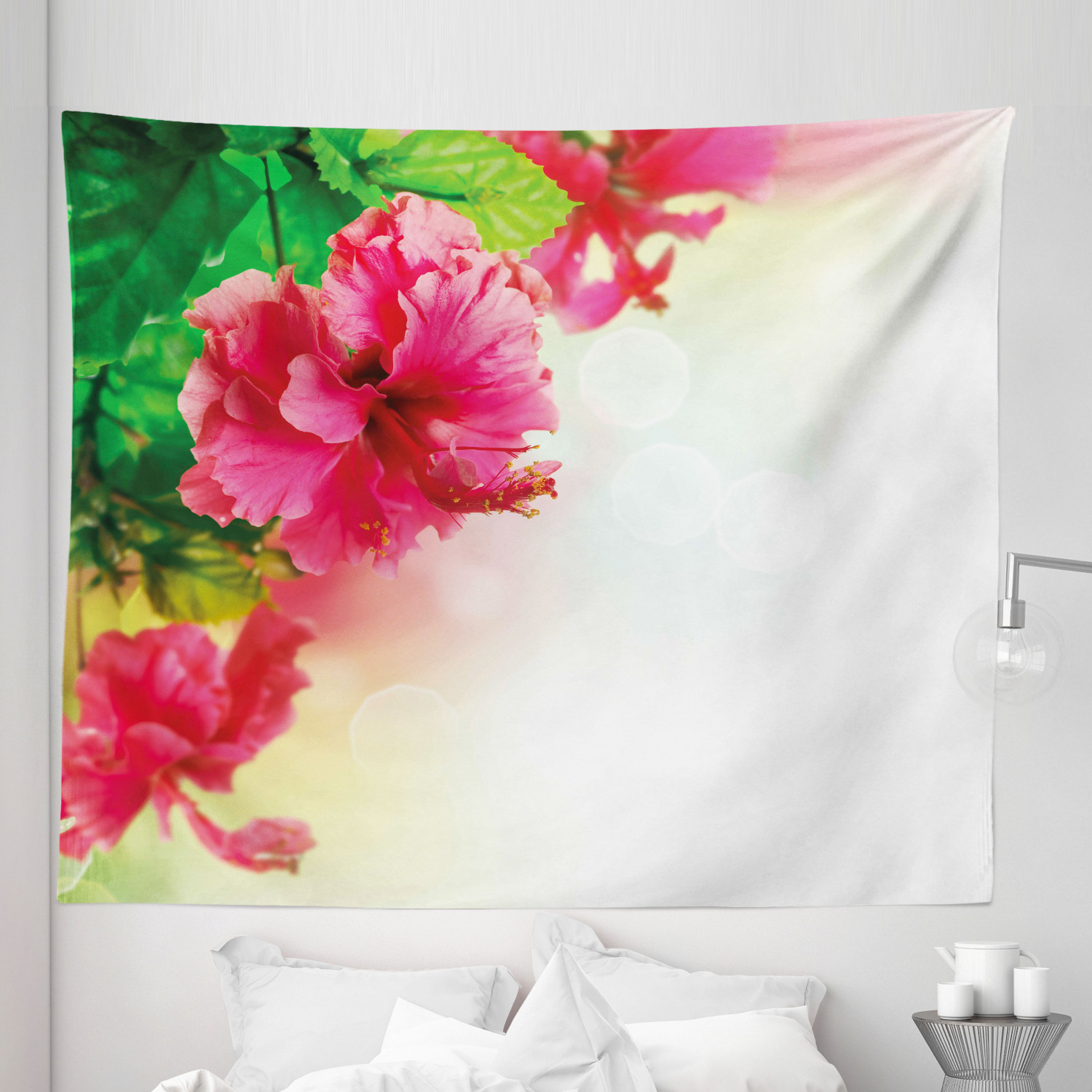 Ambesonne Floral Bunch Microfiber Tapestry Wall Hanging Decor in 5 Sizes - Picture 18 of 42
