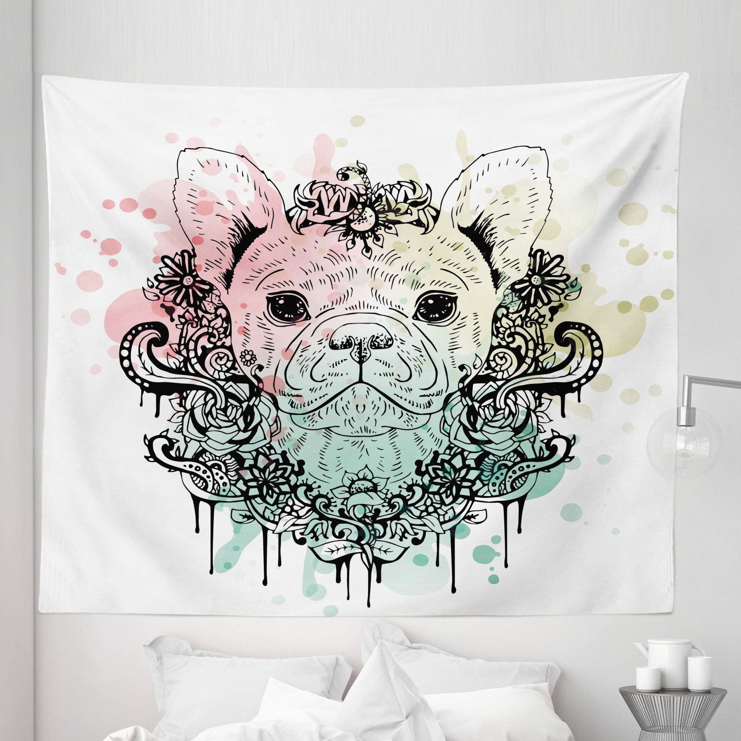 Ambesonne Animal Art Microfiber Tapestry Wall Hanging Decor in 5 Sizes - Picture 23 of 42