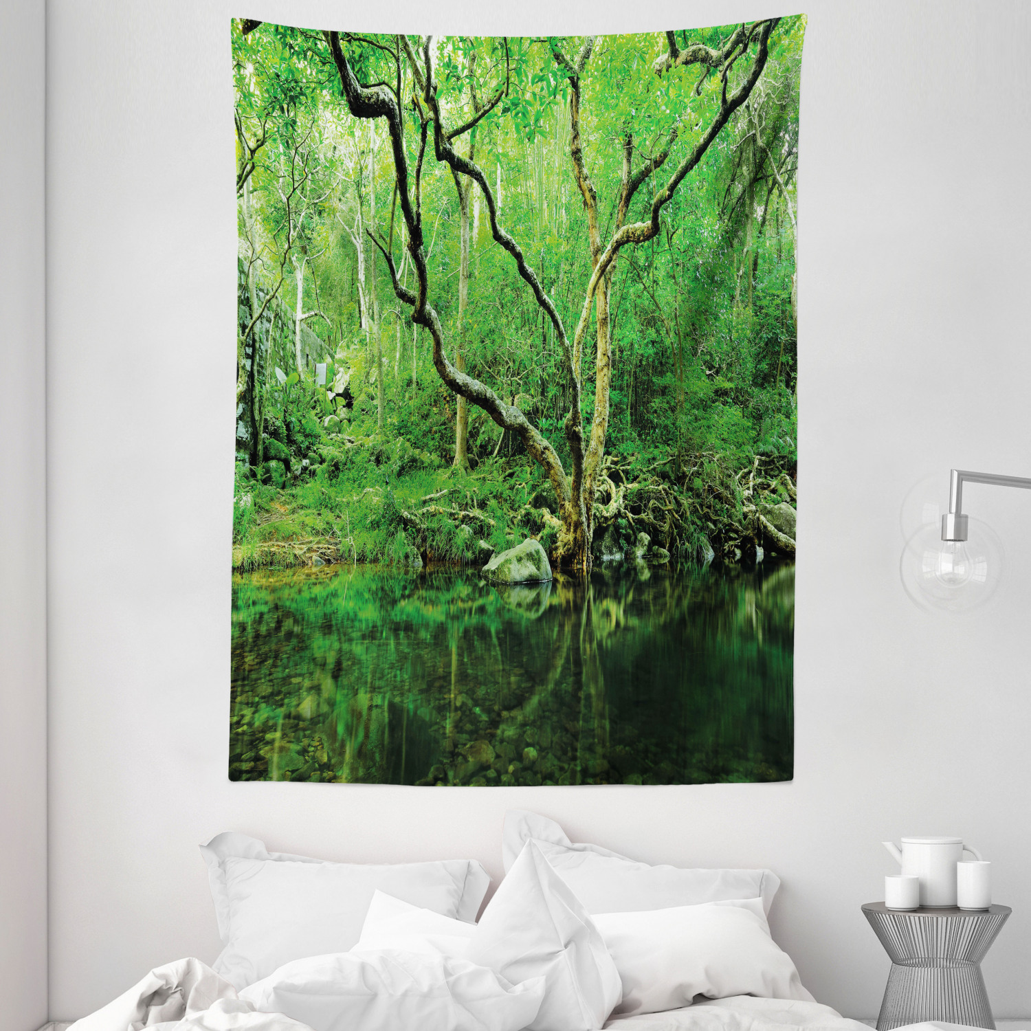 Forest green tapestry hot sale