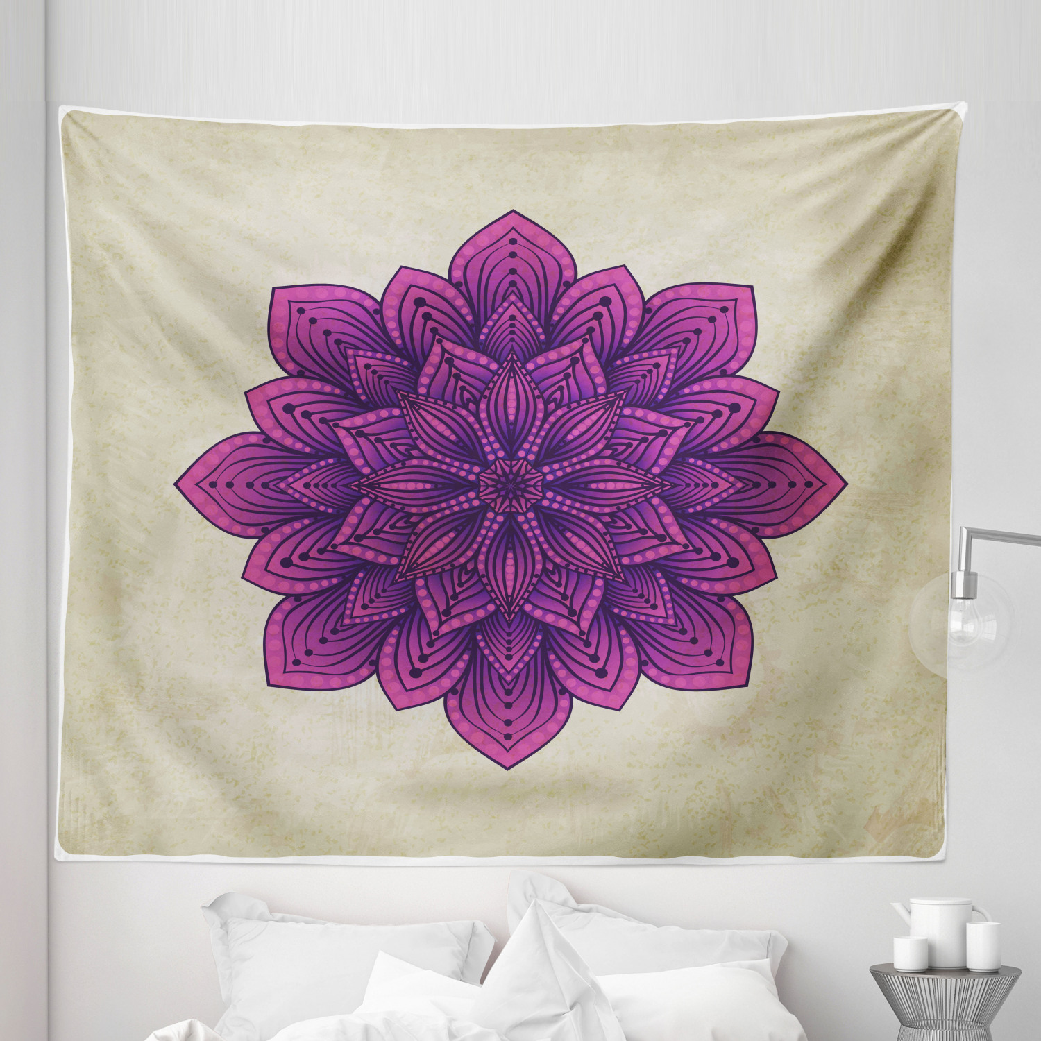 Ambesonne Leaf Print Microfiber Tapestry Wall Hanging Decor in 5 Sizes - Picture 32 of 40
