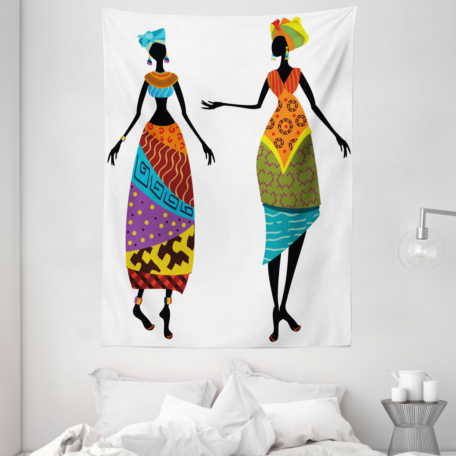 African Woman SuperStar Printing Tapestry Wall Hanging Hanging Cloth Room Decor