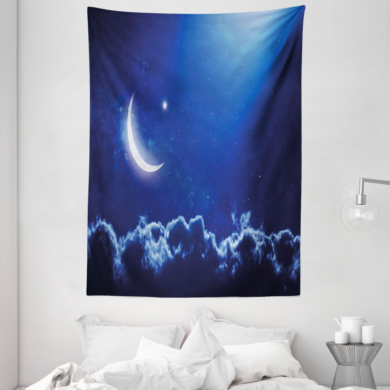 Crescent discount moon tapestry