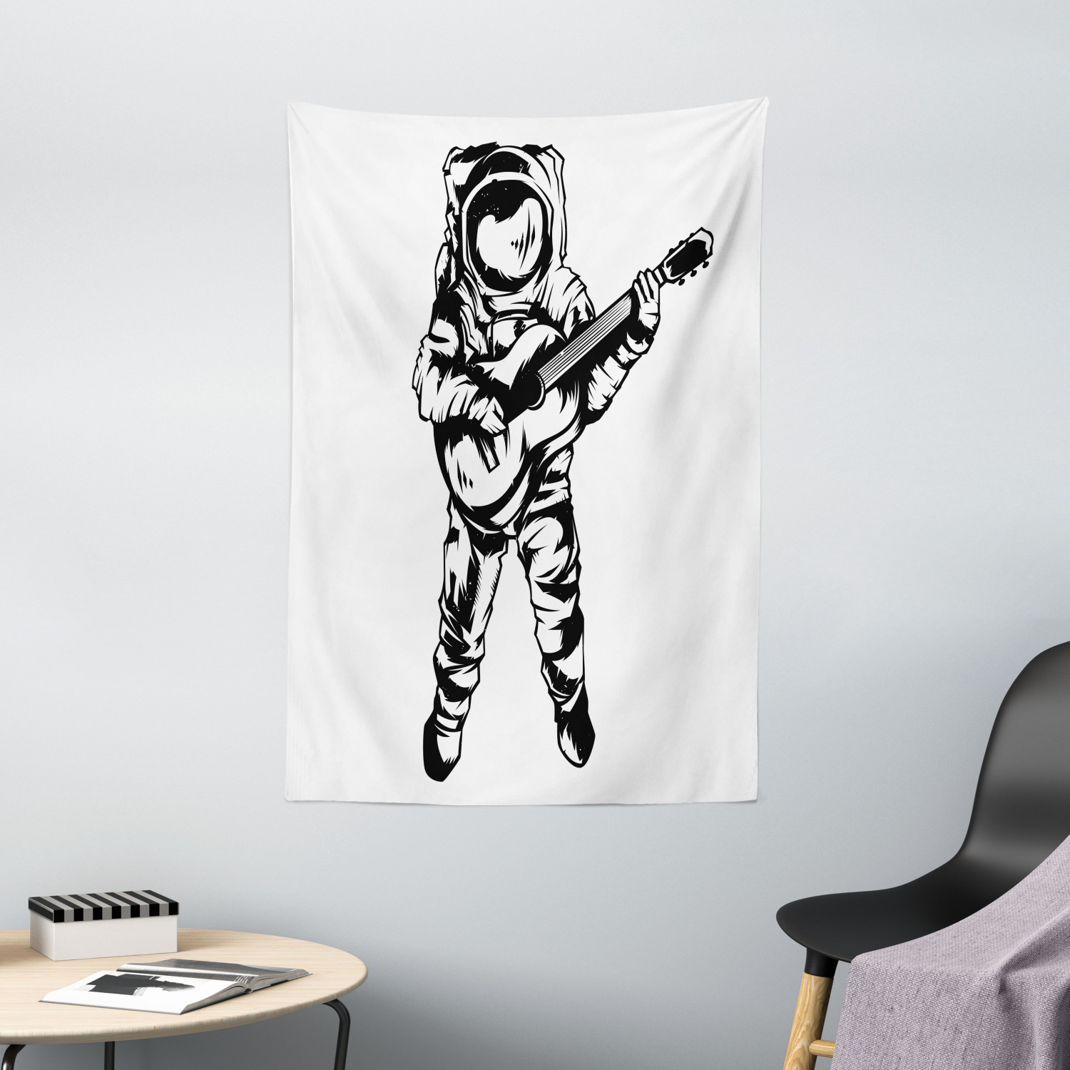 astronaut tapestry jamming space man print wall hanging decor ebay