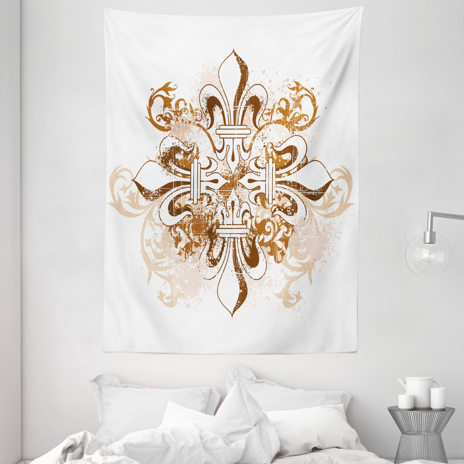 Floral print tapestry hot sale