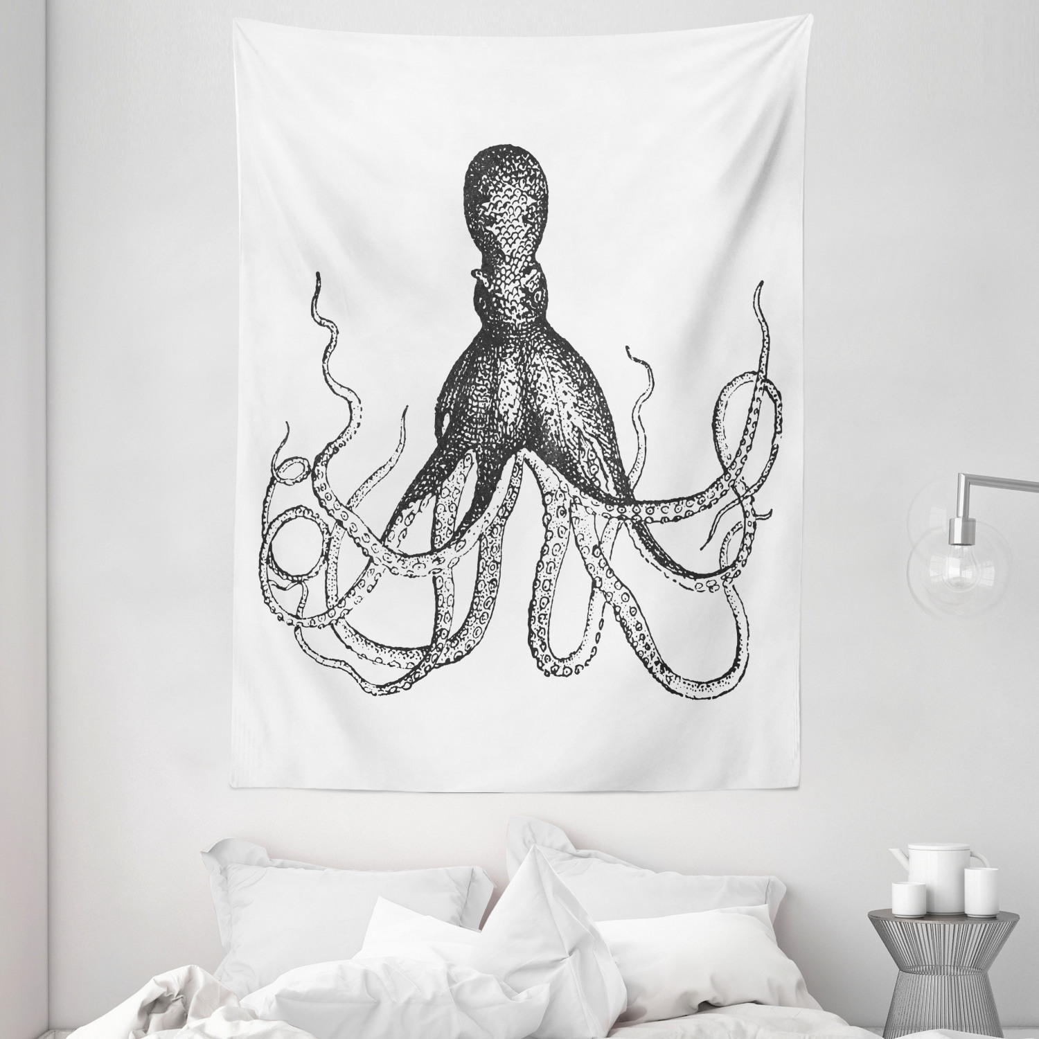 Tapiz de pulpo animal acuático boceto estampado decoración colgante de pared | eBay Tapiz de pulpo animal acuático boceto estampado decoración colgante de pared | eBay