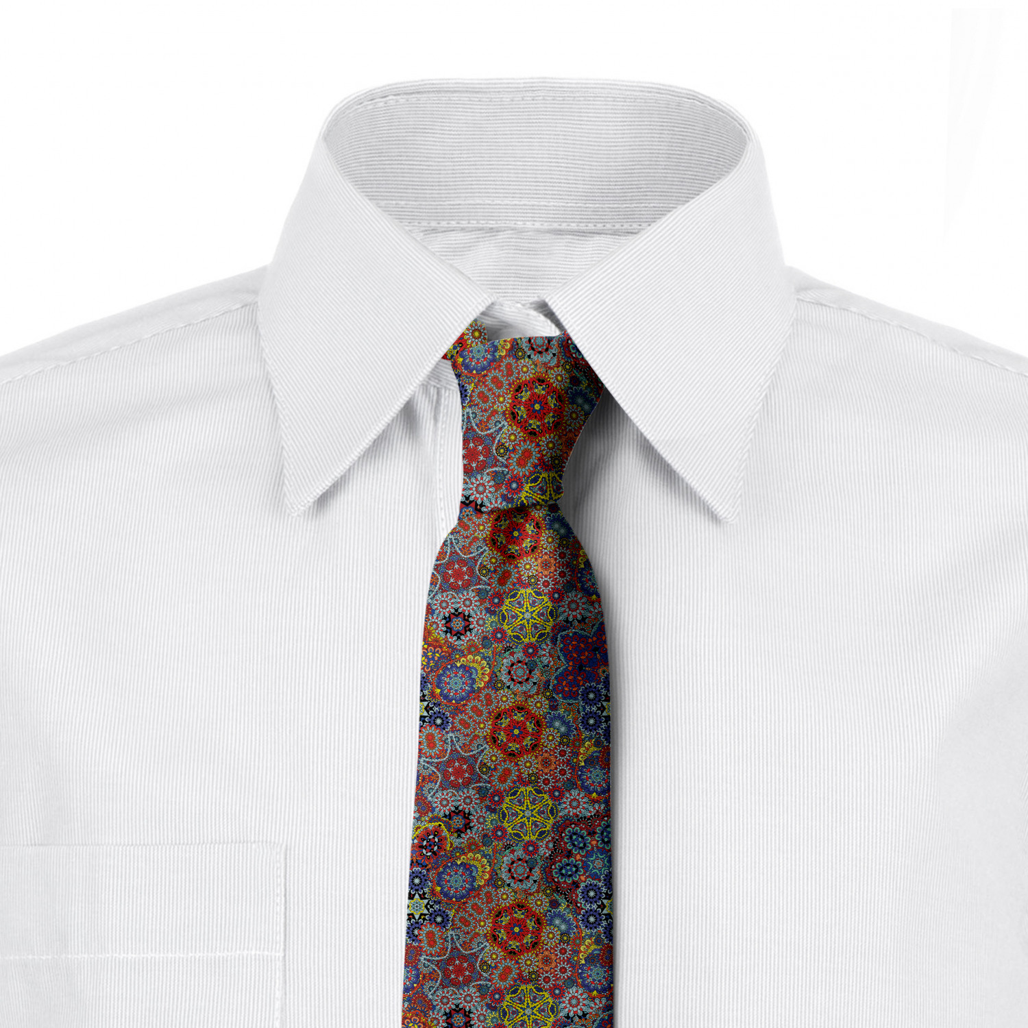 ambesonne multicolor modern men's tie
