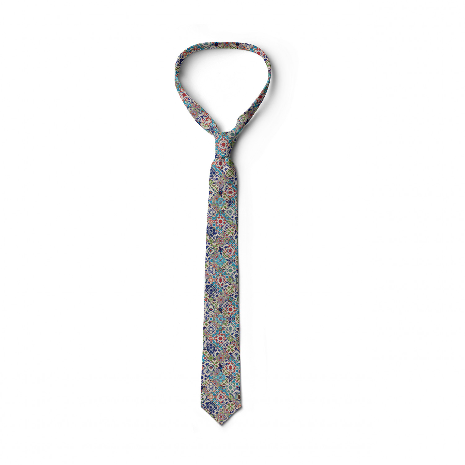 ambesonne multicolor modern men's tie
