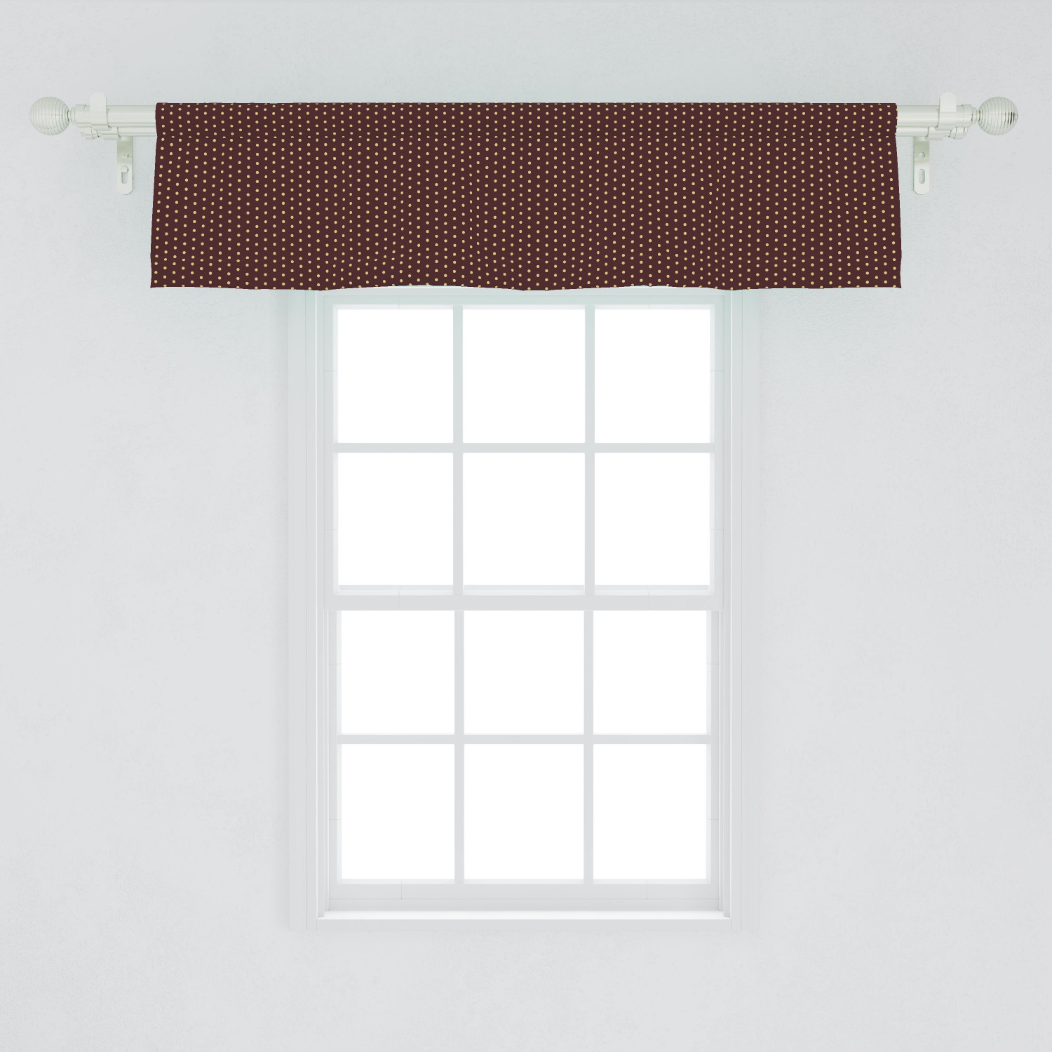 Ambesonne Abstract Form Window Valance Curtain for Kitchen Bedroom in 2 Sizes - Picture 36 of 63