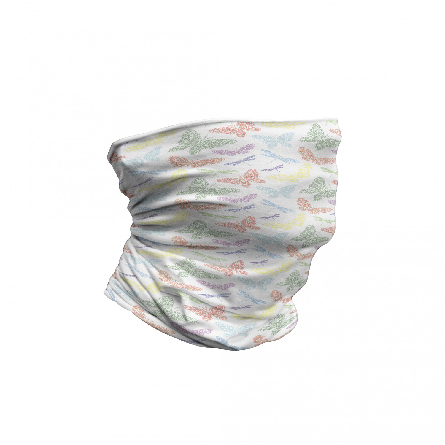 Ambesonne Butterfly Neck Gaiter Printed Fabric Face Guard for Protection - Bild 29 von 244