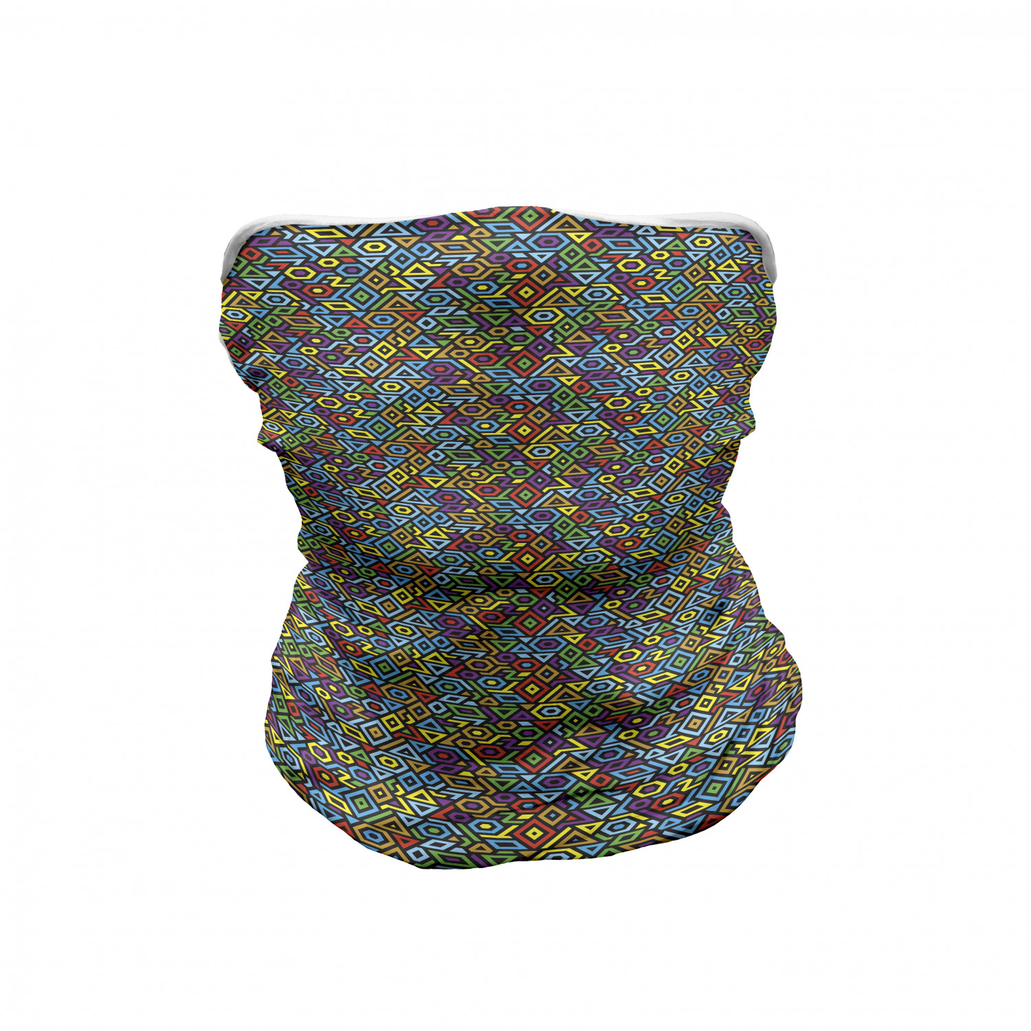 Ambesonne Colorful Scene Neck Gaiter Printed Fabric Face Guard for