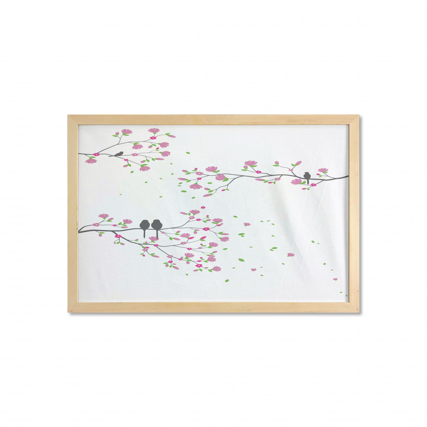 Ambesonne Spring Wall Art with Wide Frame for Bathrooms Living Room - Picture 8 of 121