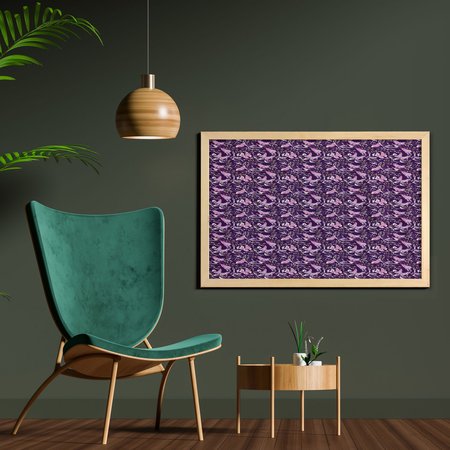 Ambesonne Spring Wall Art with Wide Frame for Bathrooms Living Room - Picture 17 of 121
