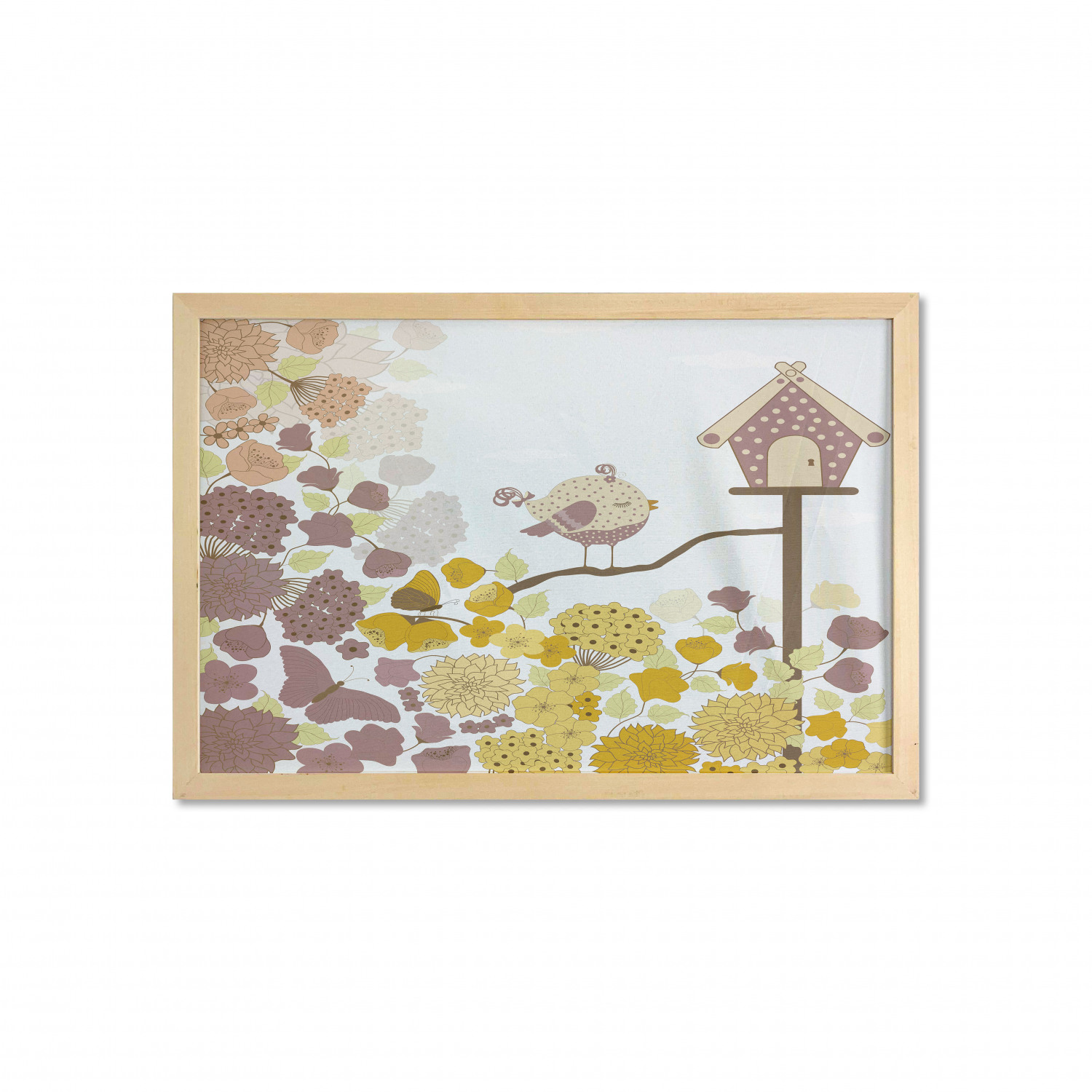 Ambesonne Spring Wall Art with Wide Frame for Bathrooms Living Room - Picture 52 of 121